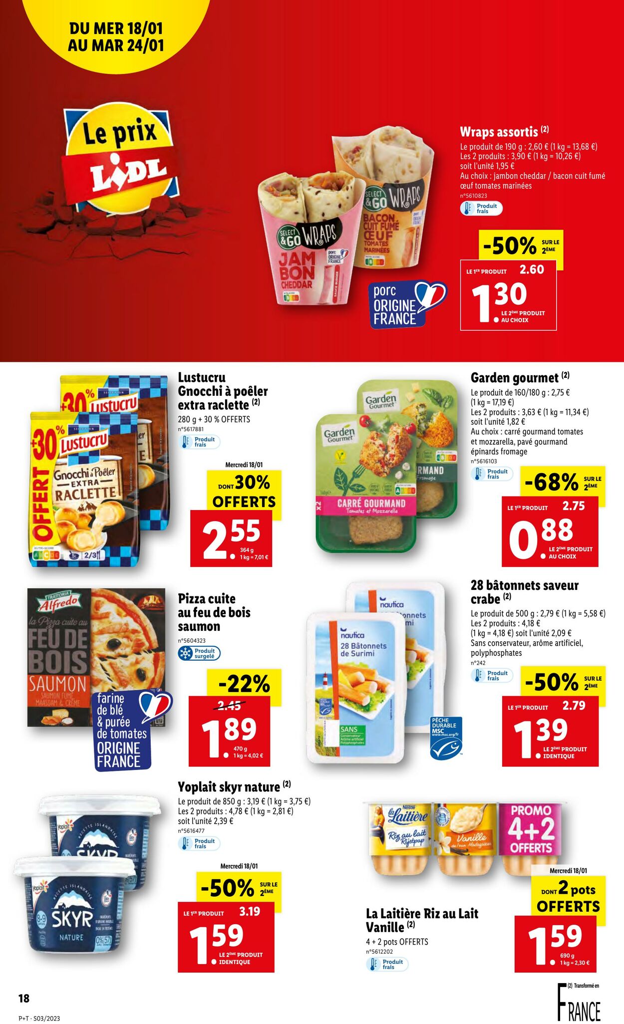 Catalogue Lidl 18.01.2023 - 24.01.2023