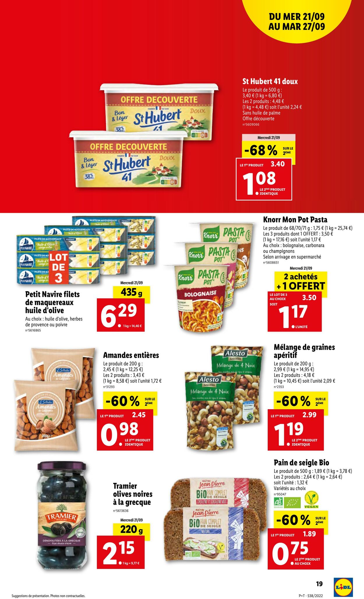 Catalogue Lidl 21.09.2022 - 27.09.2022