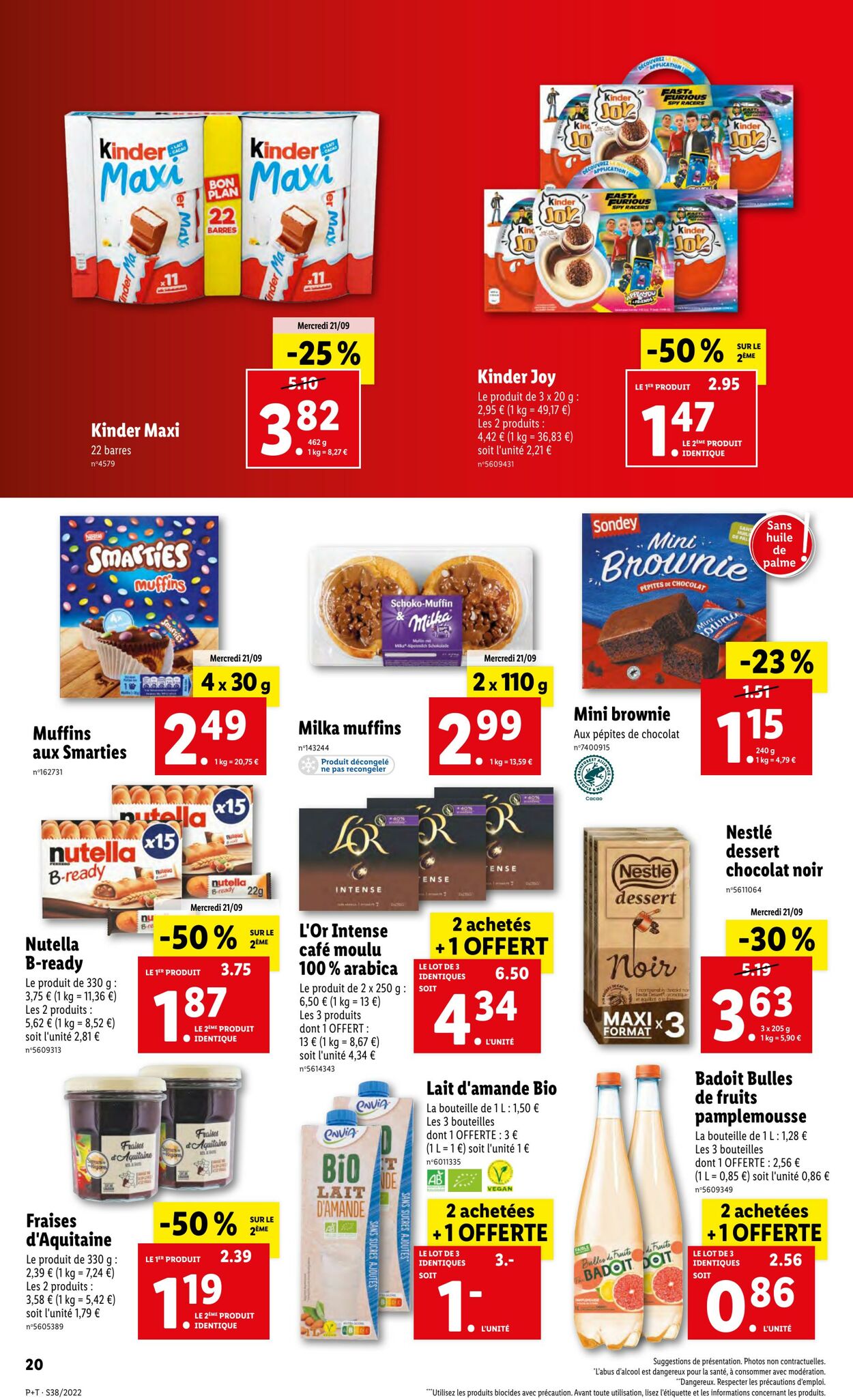 Catalogue Lidl 21.09.2022 - 27.09.2022