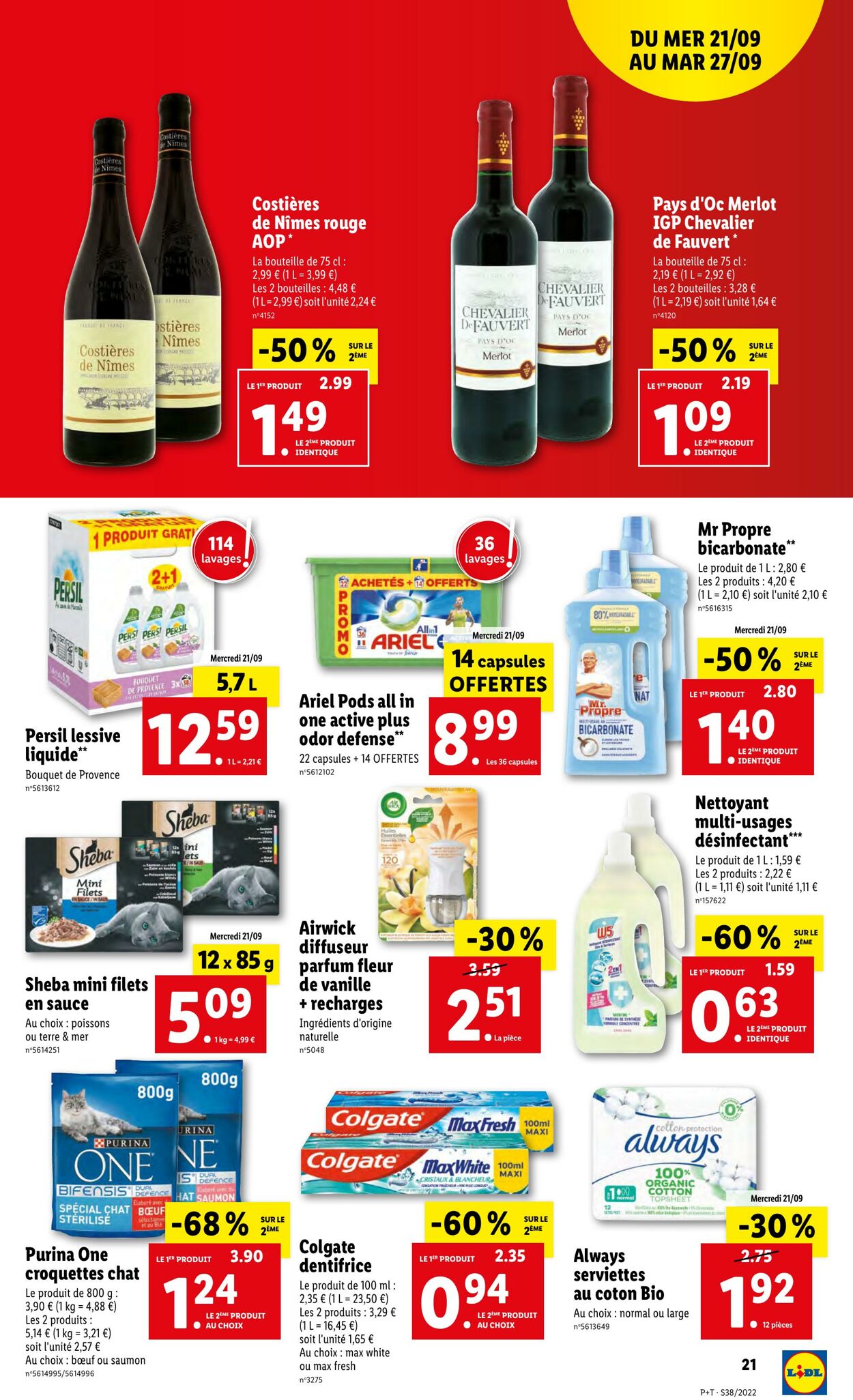 Catalogue Lidl 21.09.2022 - 27.09.2022