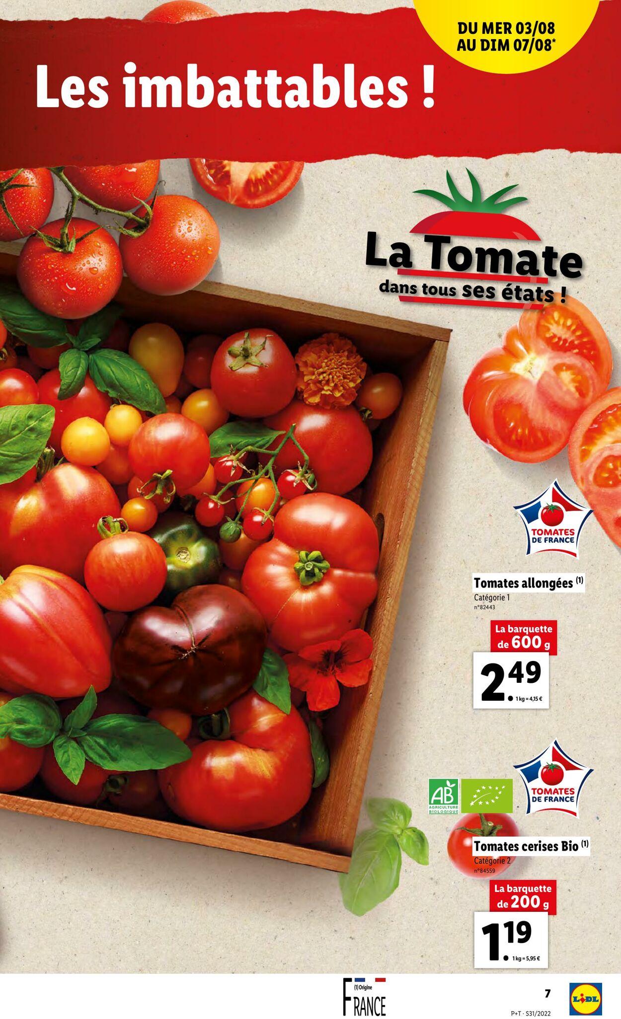 Catalogue Lidl 03.08.2022 - 09.08.2022