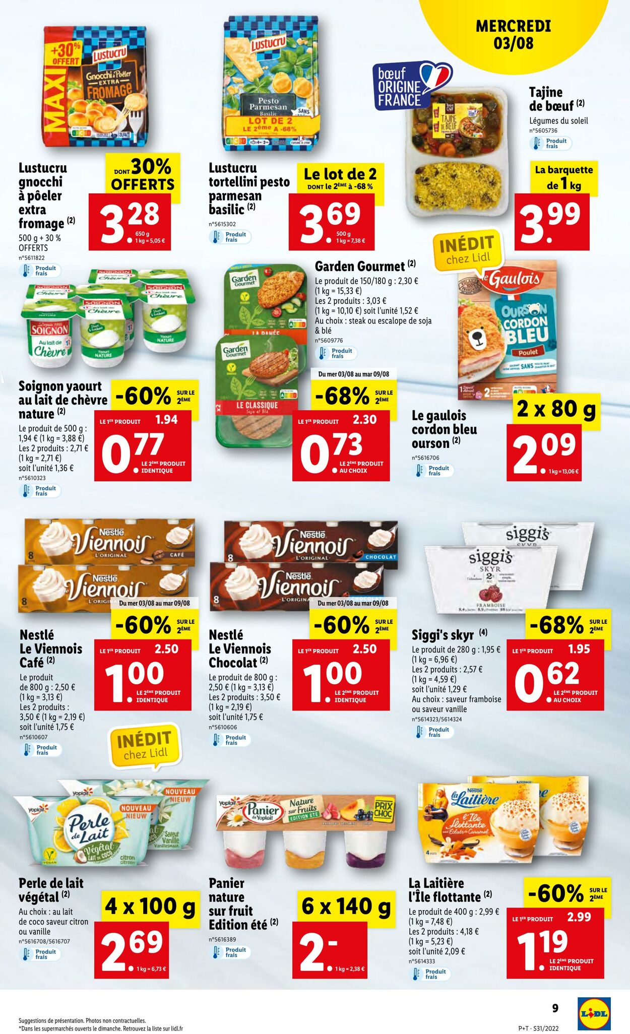 Catalogue Lidl 03.08.2022 - 09.08.2022