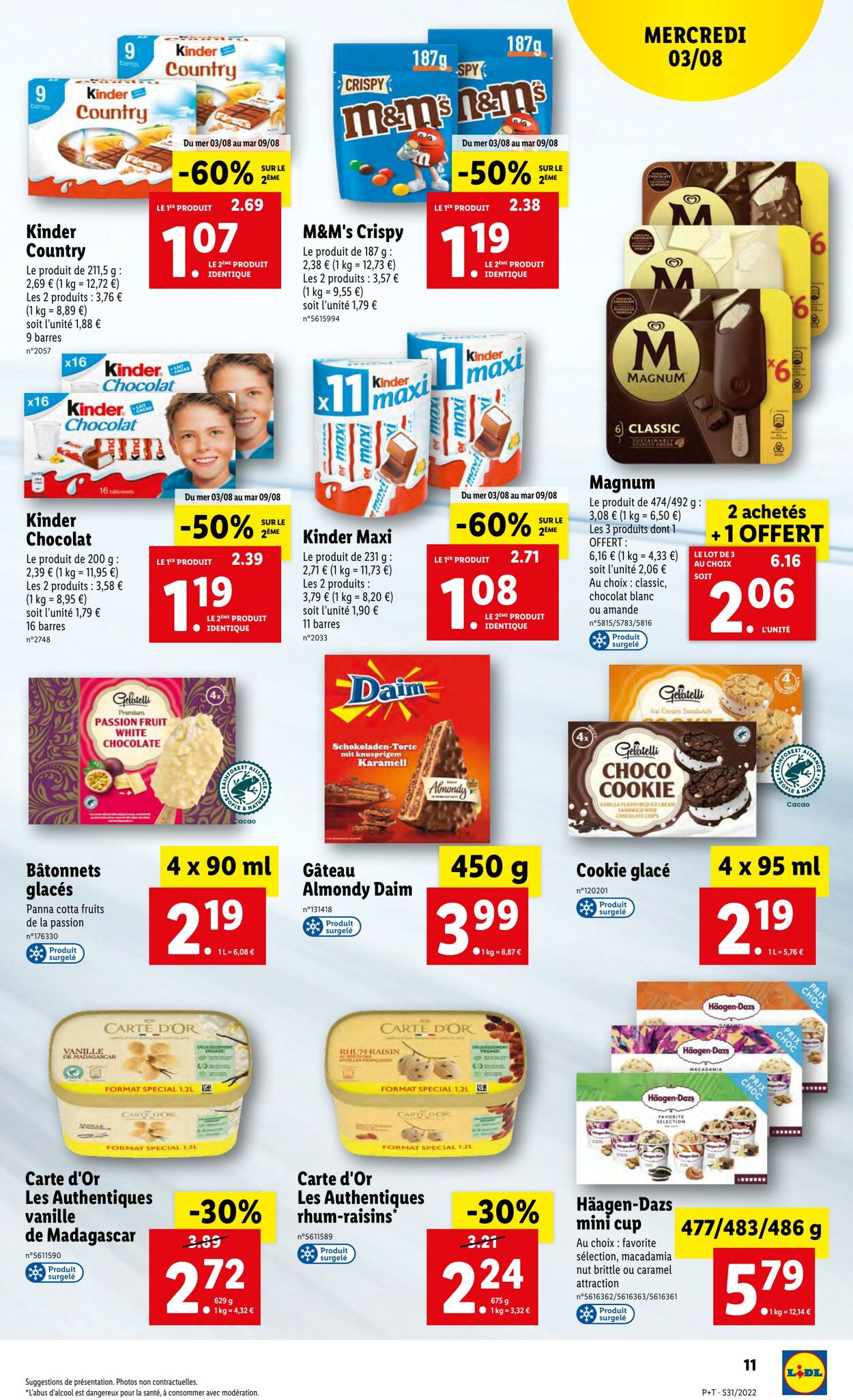 Catalogue Lidl 03.08.2022 - 09.08.2022