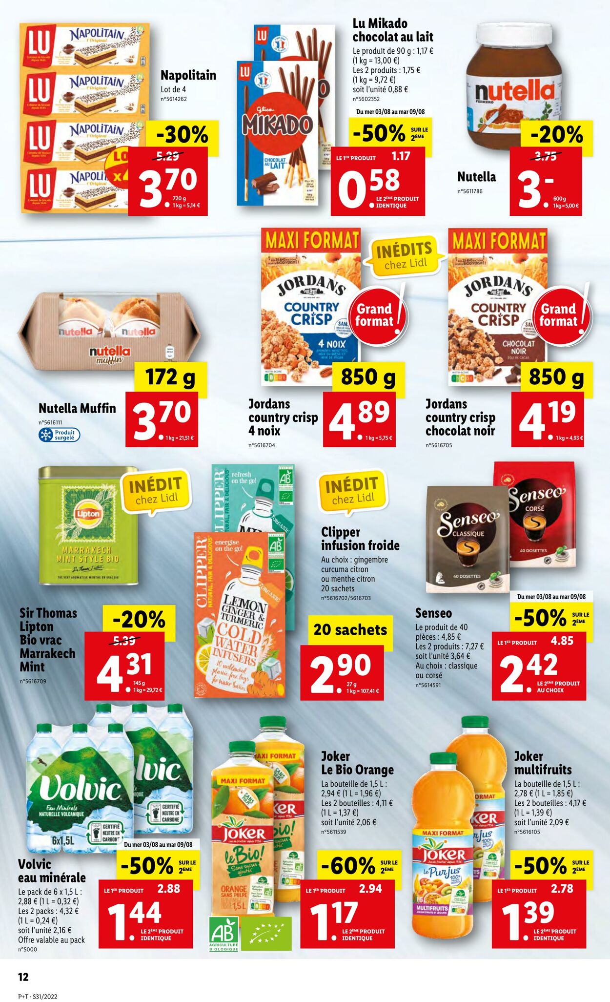 Catalogue Lidl 03.08.2022 - 09.08.2022