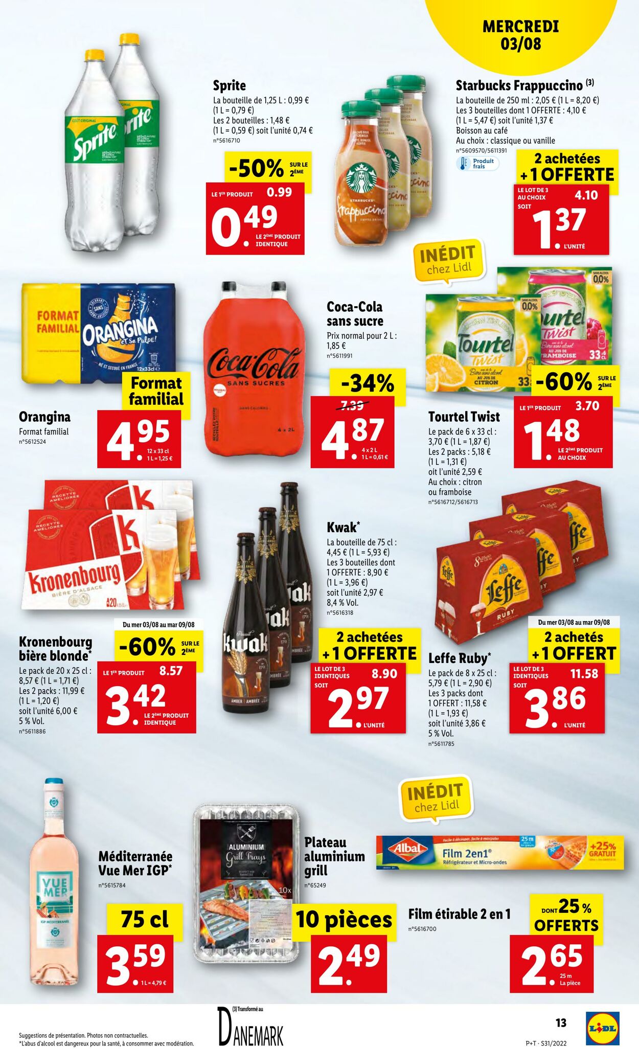 Catalogue Lidl 03.08.2022 - 09.08.2022