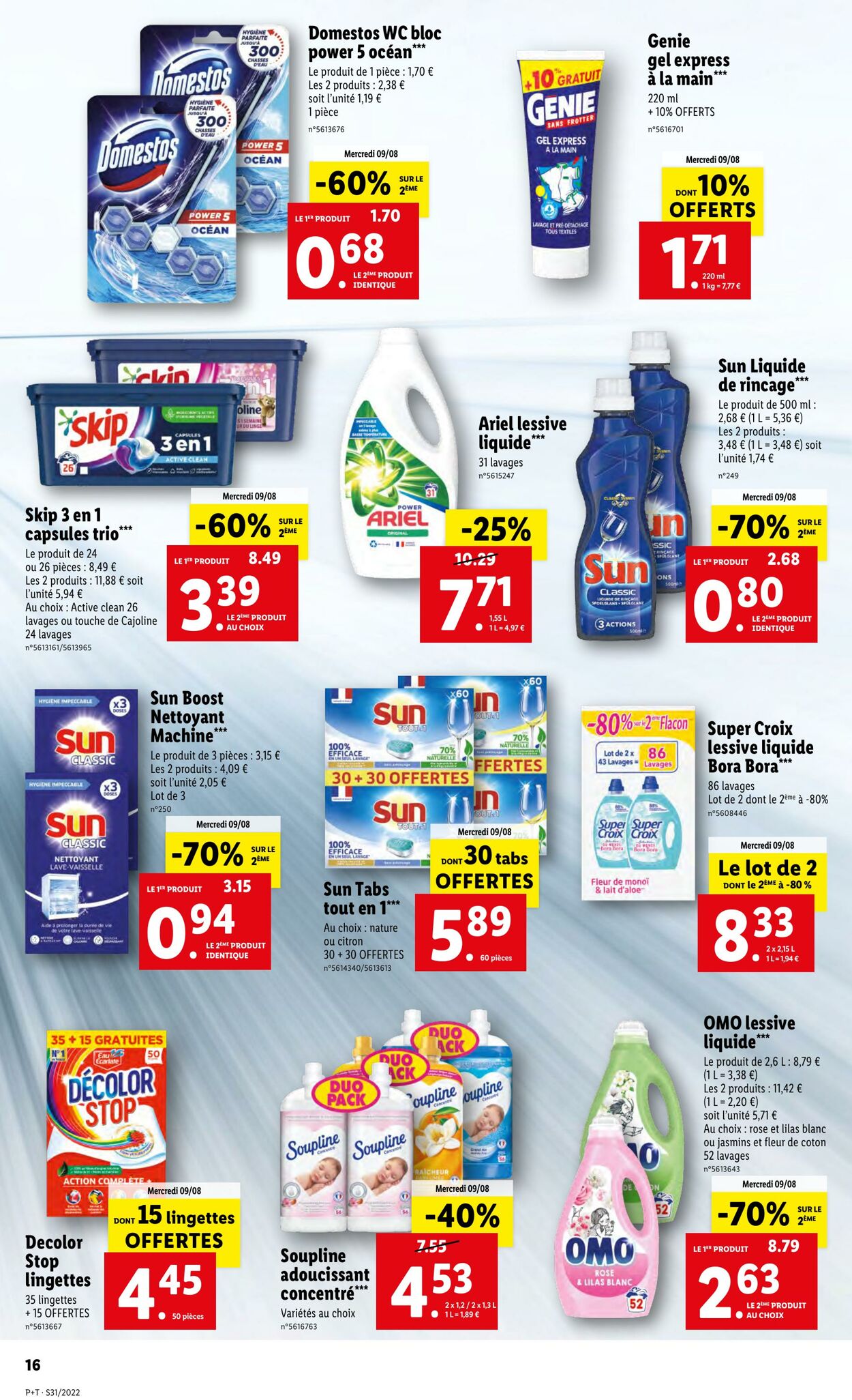 Catalogue Lidl 03.08.2022 - 09.08.2022