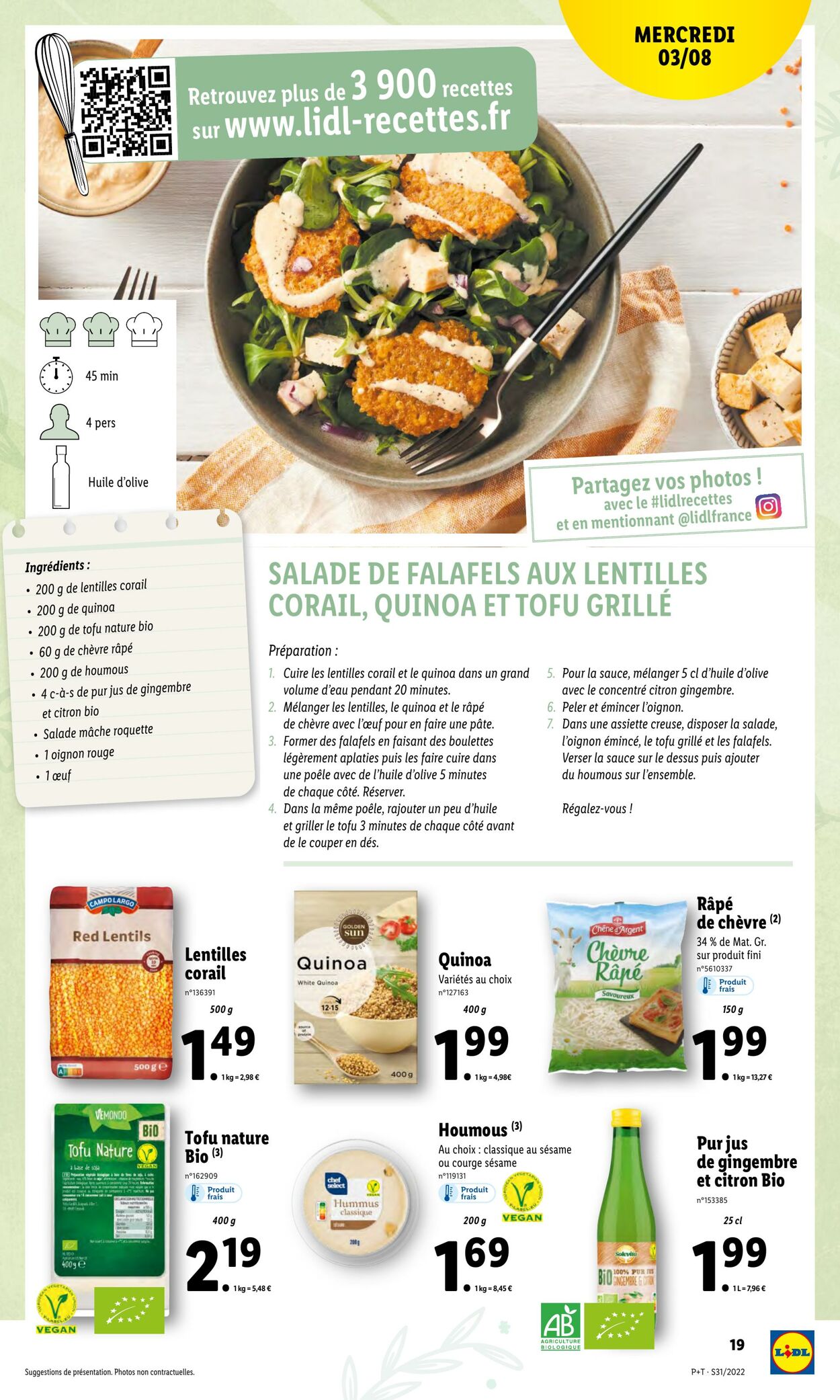 Catalogue Lidl 03.08.2022 - 09.08.2022