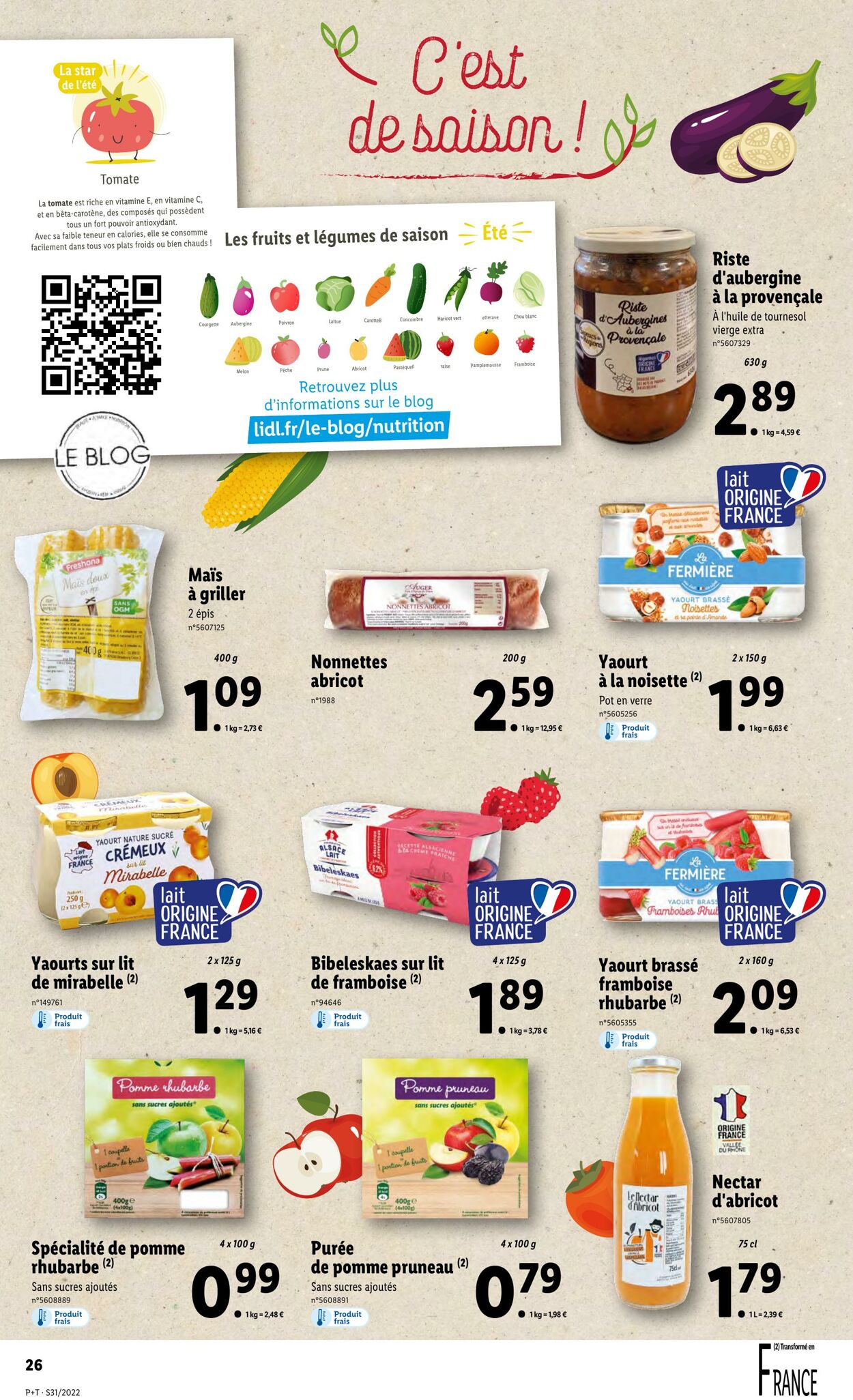 Catalogue Lidl 03.08.2022 - 09.08.2022