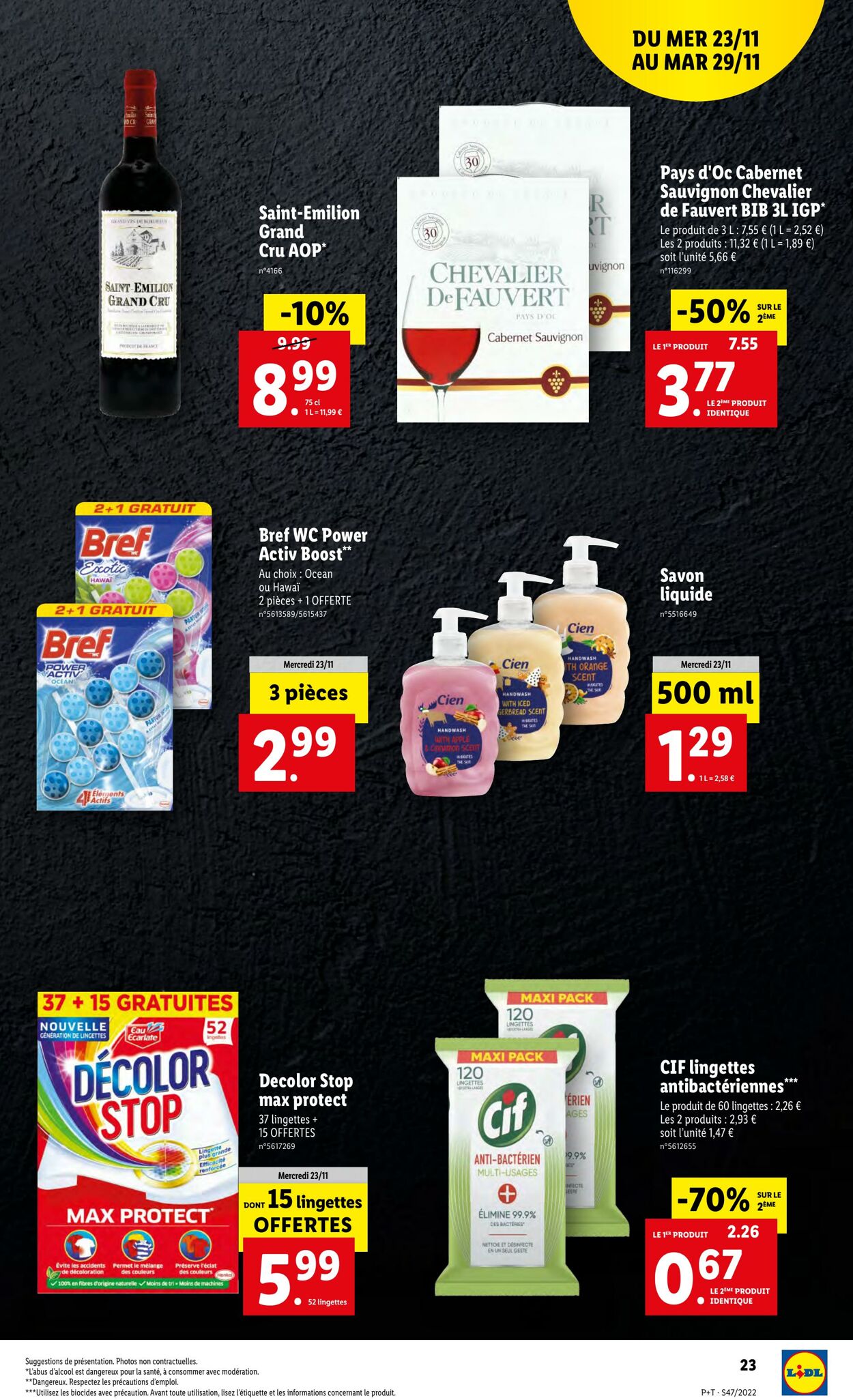 Catalogue Lidl 23.11.2022 - 29.11.2022