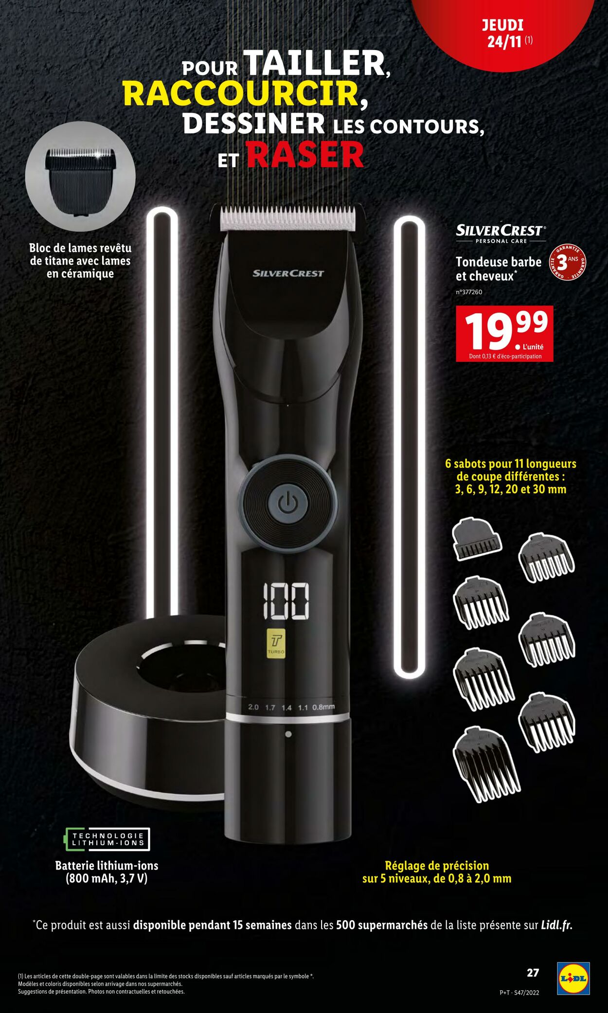 Catalogue Lidl 23.11.2022 - 29.11.2022