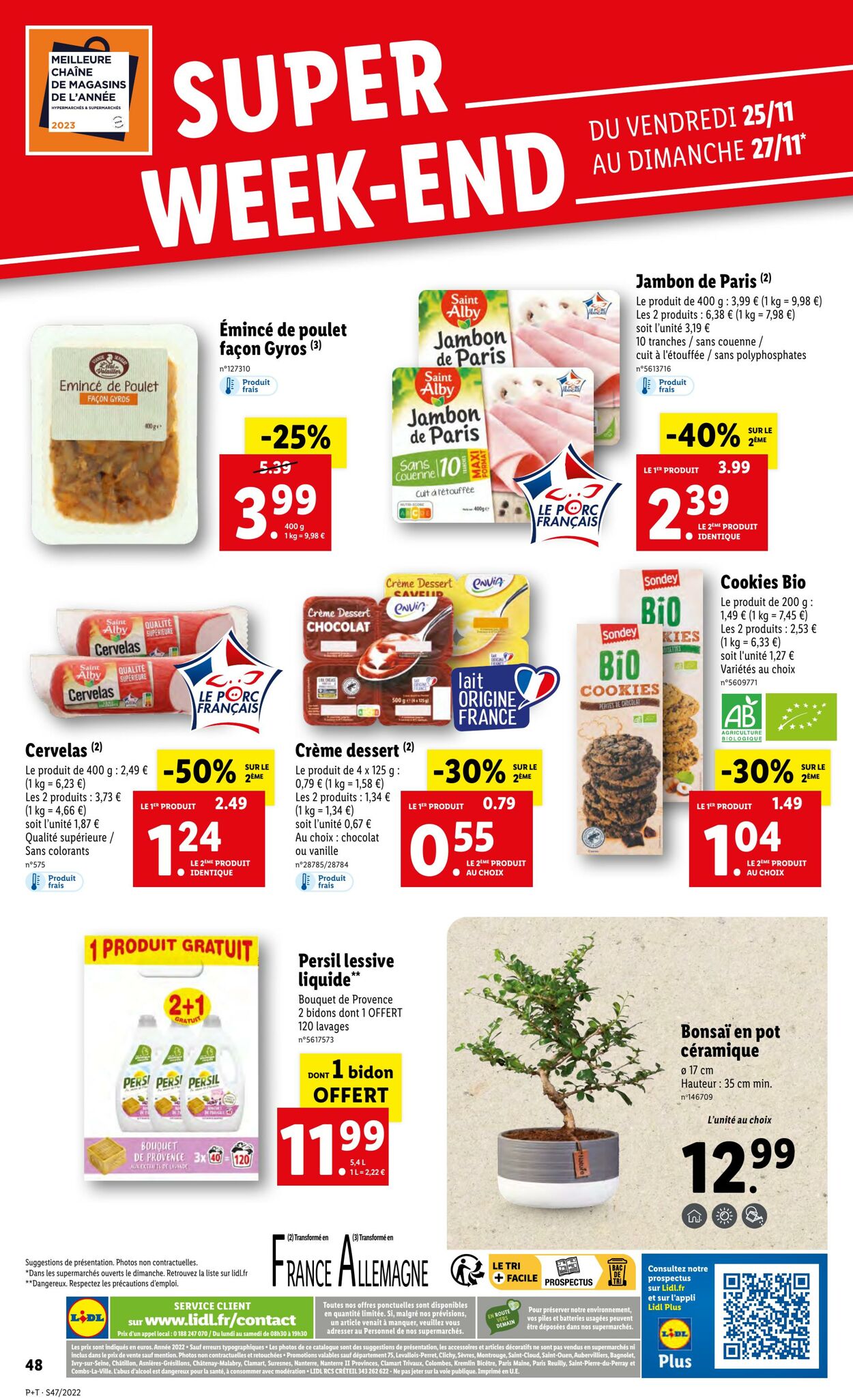 Catalogue Lidl 23.11.2022 - 29.11.2022