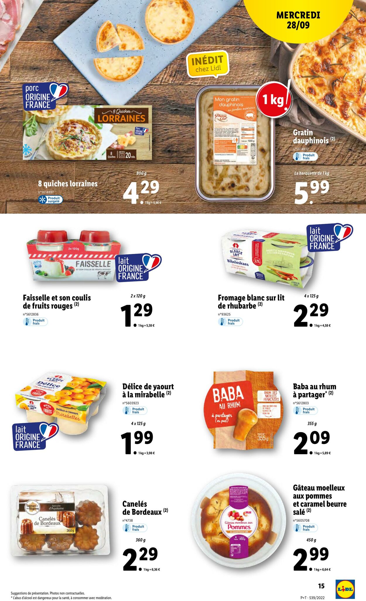 Catalogue Lidl 28.09.2022 - 04.10.2022