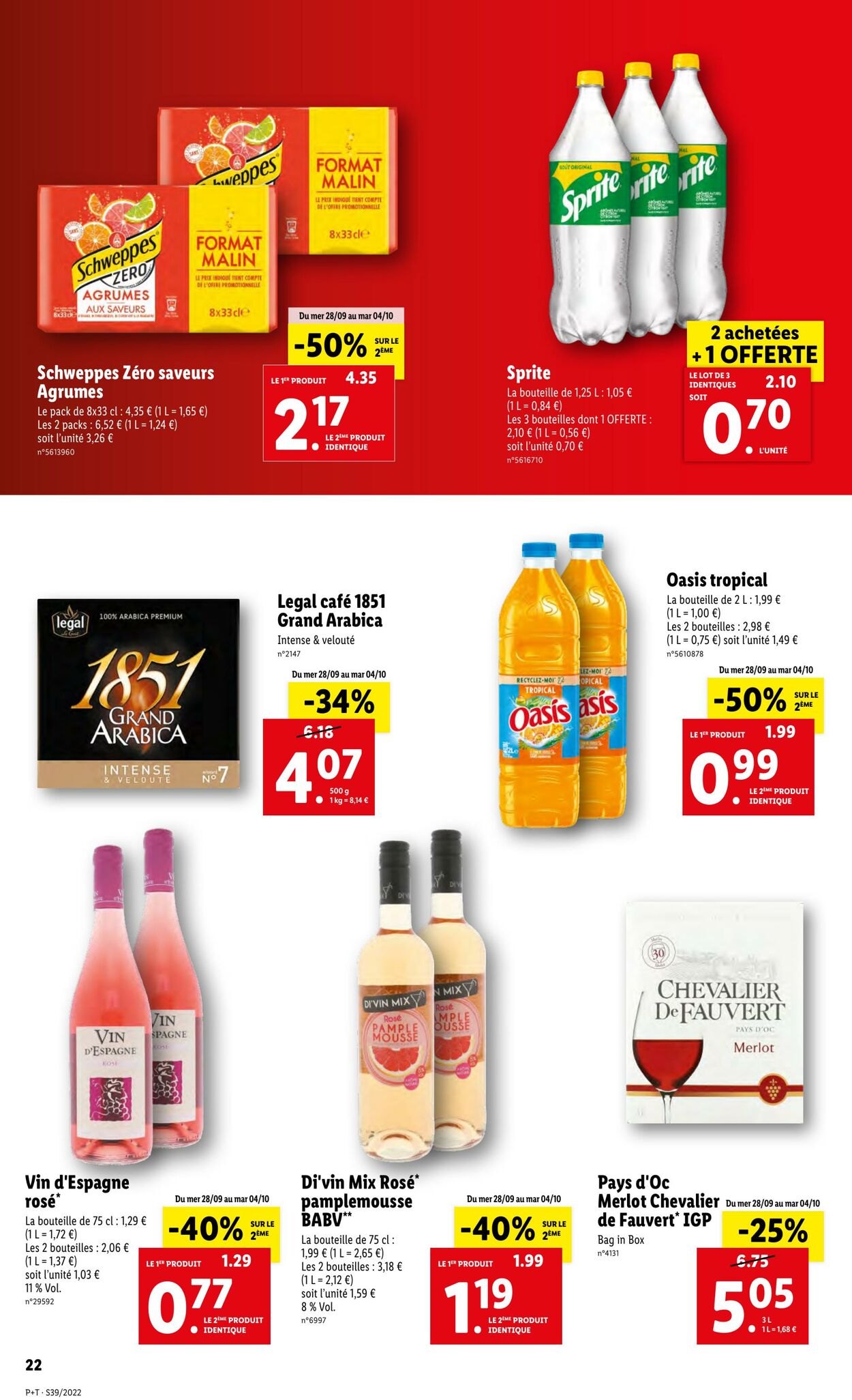 Catalogue Lidl 28.09.2022 - 04.10.2022