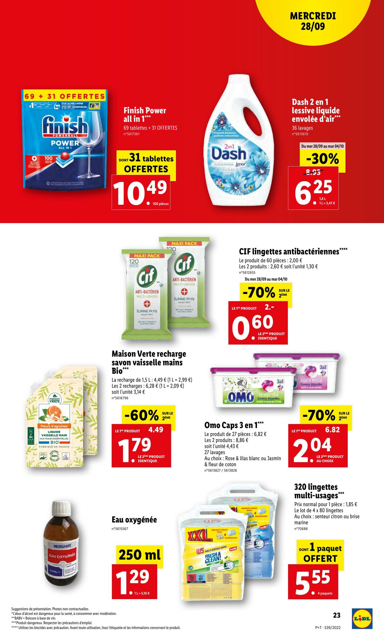 Catalogue Lidl 28.09.2022 - 04.10.2022