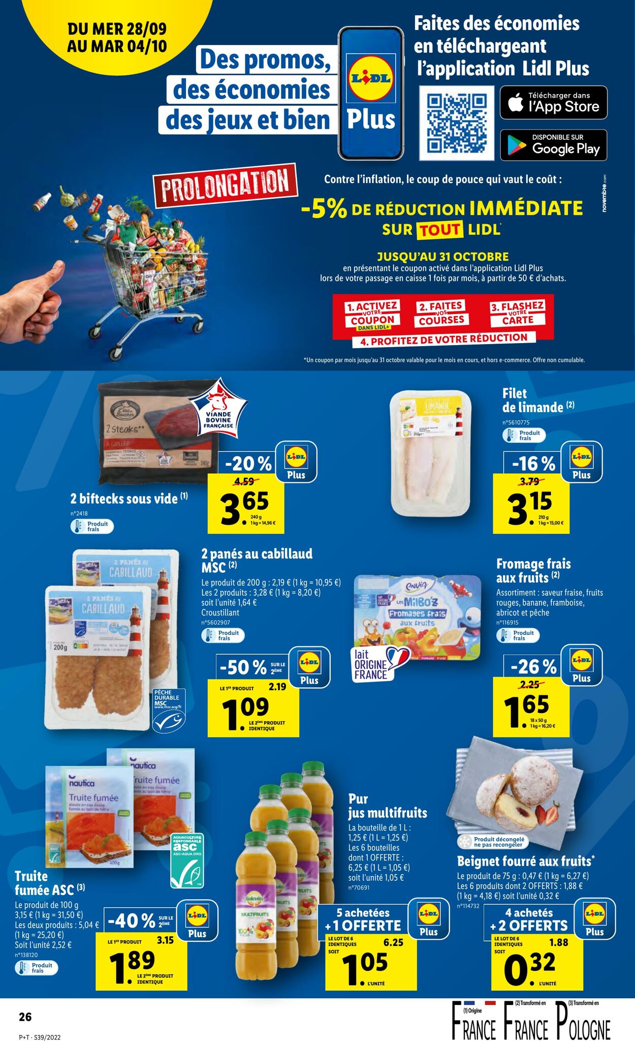 Catalogue Lidl 28.09.2022 - 04.10.2022