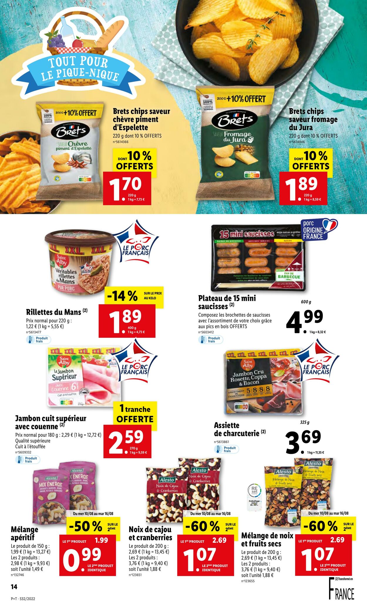 Catalogue Lidl 10.08.2022 - 16.08.2022