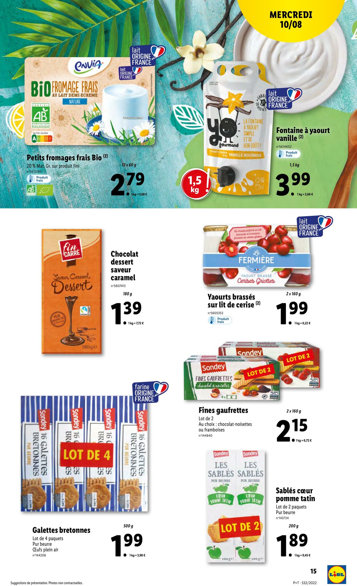 Catalogue Lidl 10.08.2022 - 16.08.2022