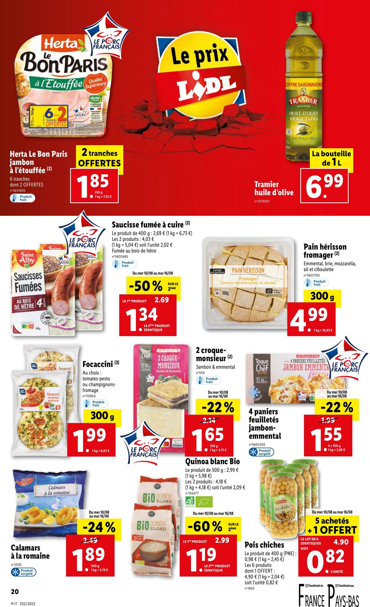 Catalogue Lidl 10.08.2022 - 16.08.2022