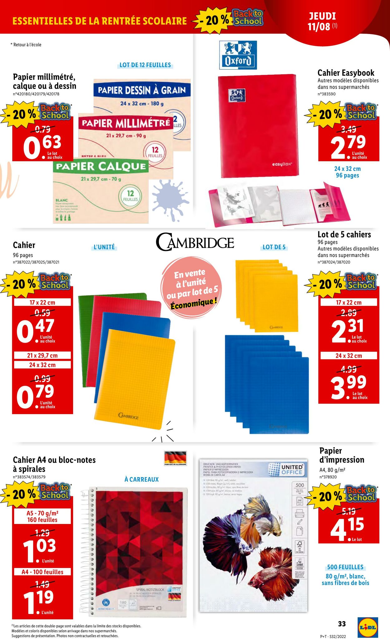 Catalogue Lidl 10.08.2022 - 16.08.2022