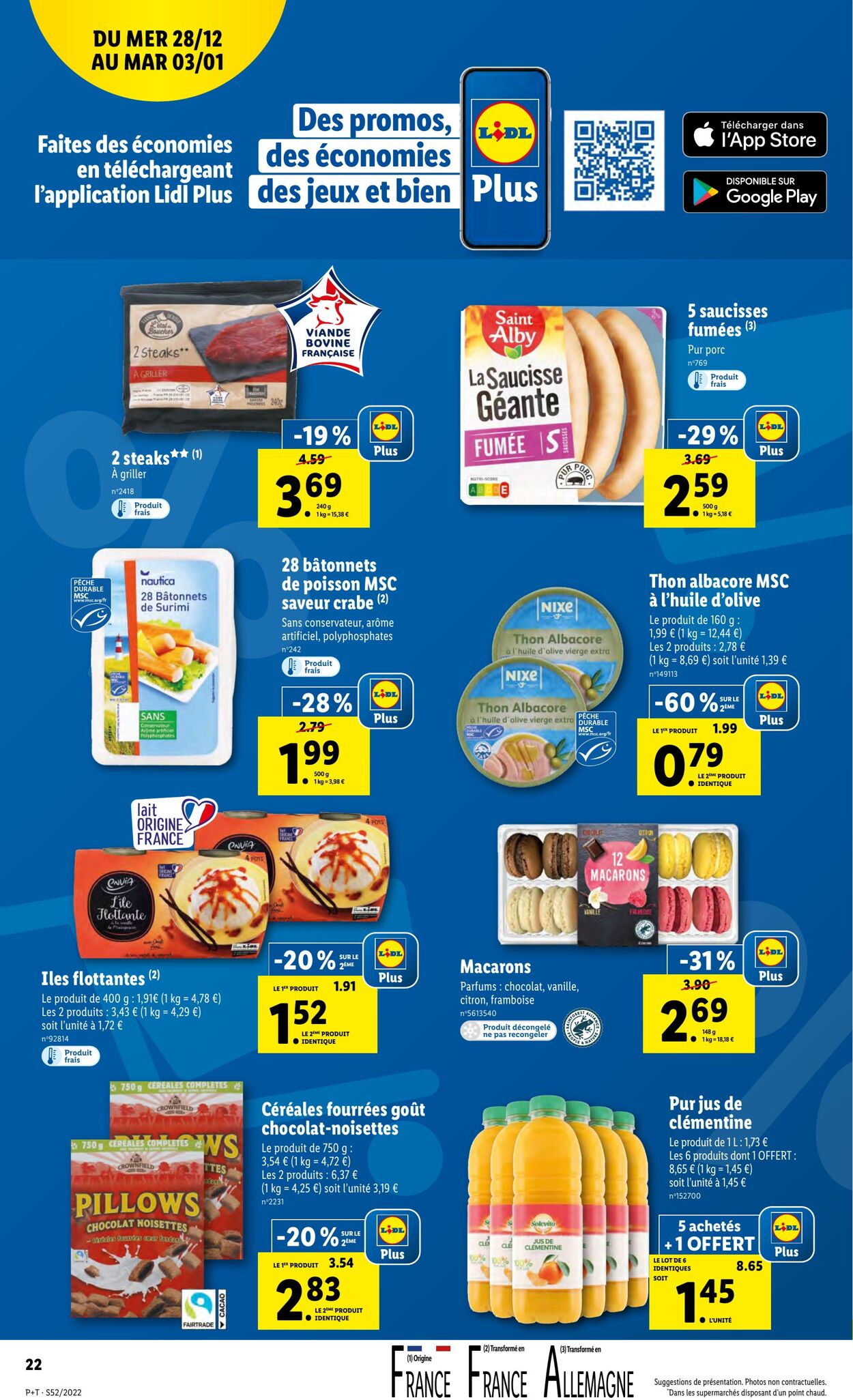 Catalogue Lidl 28.12.2022 - 03.01.2023