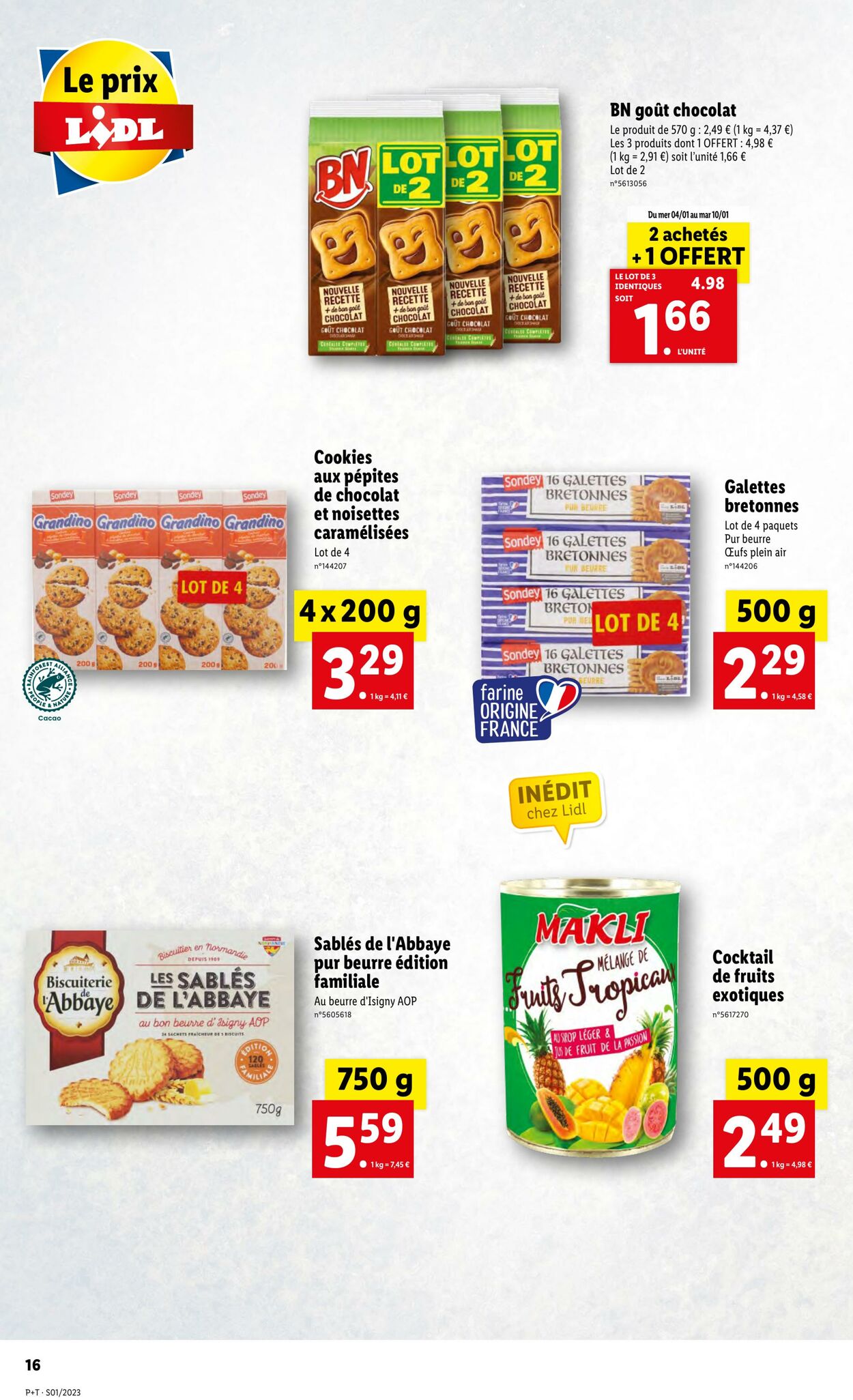 Catalogue Lidl 04.01.2023 - 10.01.2023