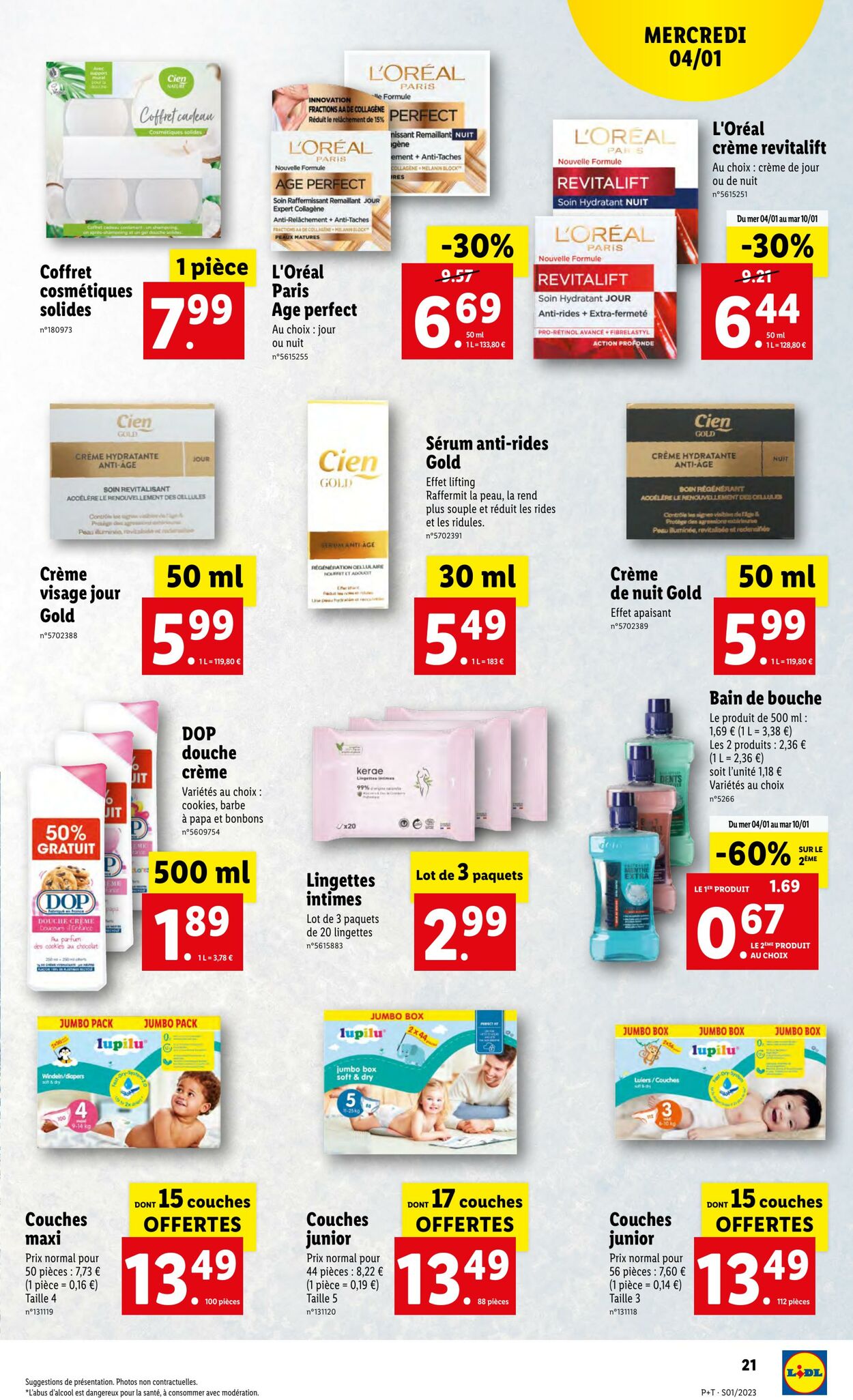 Catalogue Lidl 04.01.2023 - 10.01.2023