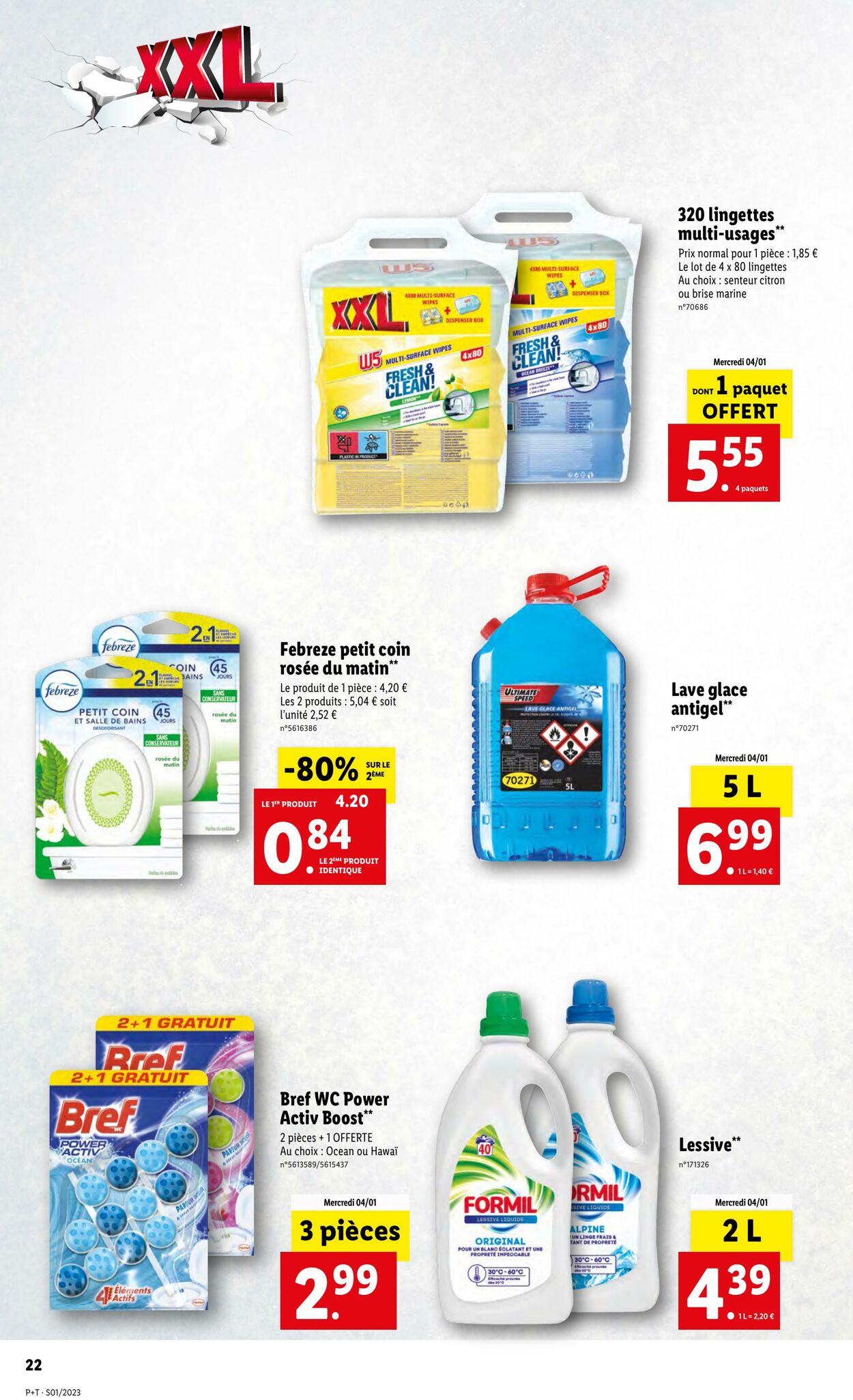 Catalogue Lidl 04.01.2023 - 10.01.2023