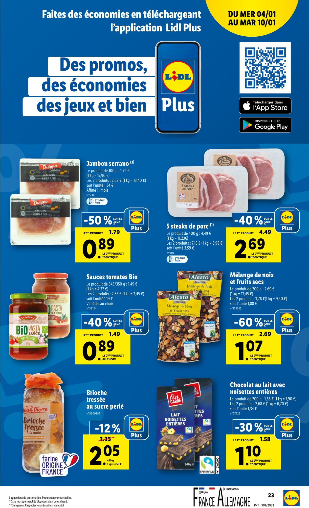 Catalogue Lidl 04.01.2023 - 10.01.2023