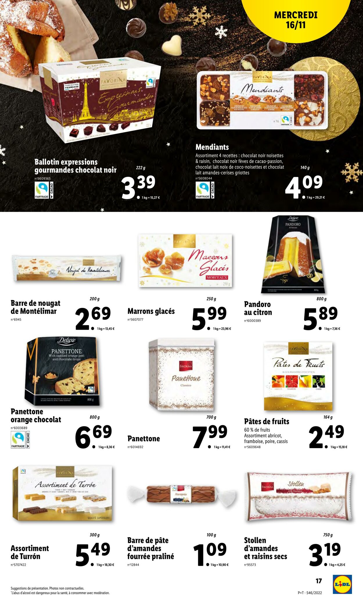 Catalogue Lidl 16.11.2022 - 22.11.2022