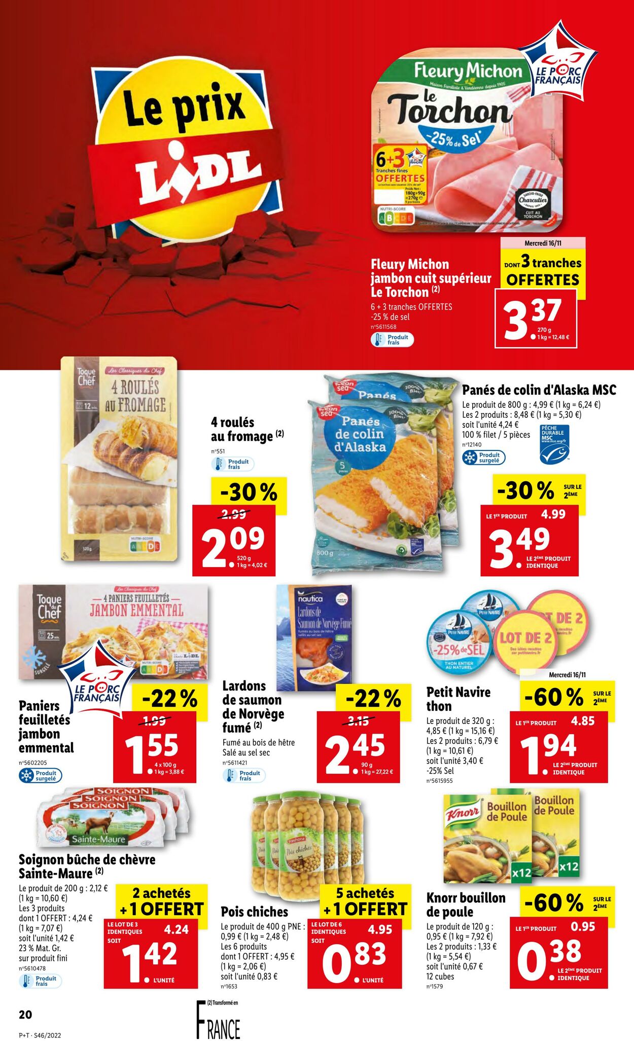 Catalogue Lidl 16.11.2022 - 22.11.2022