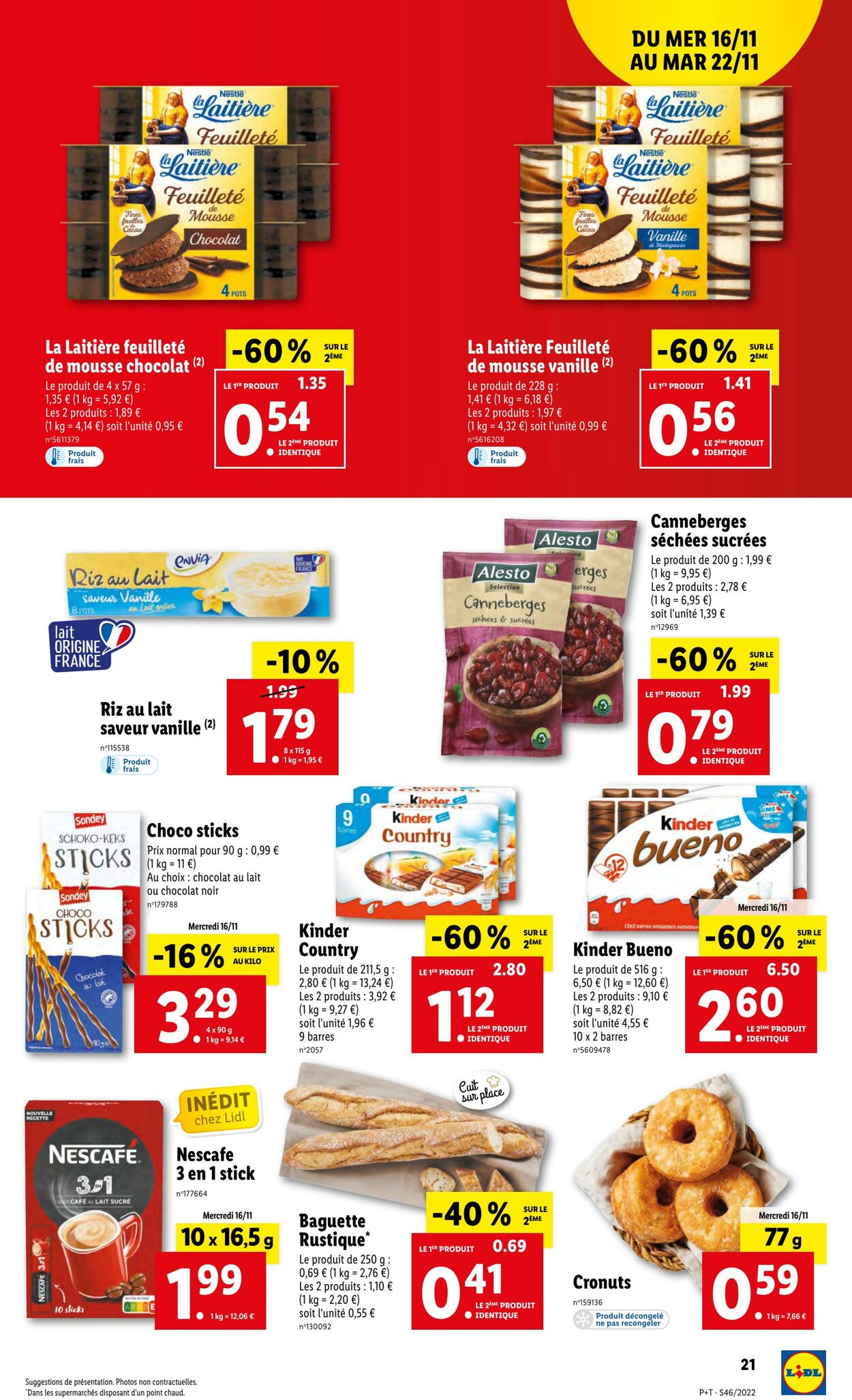 Catalogue Lidl 16.11.2022 - 22.11.2022