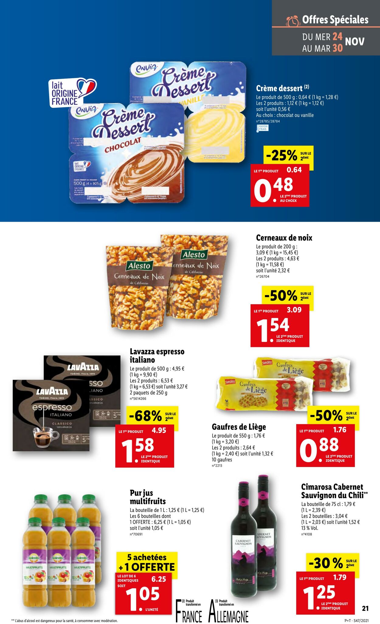 Catalogue Lidl 24.11.2021 - 30.11.2021