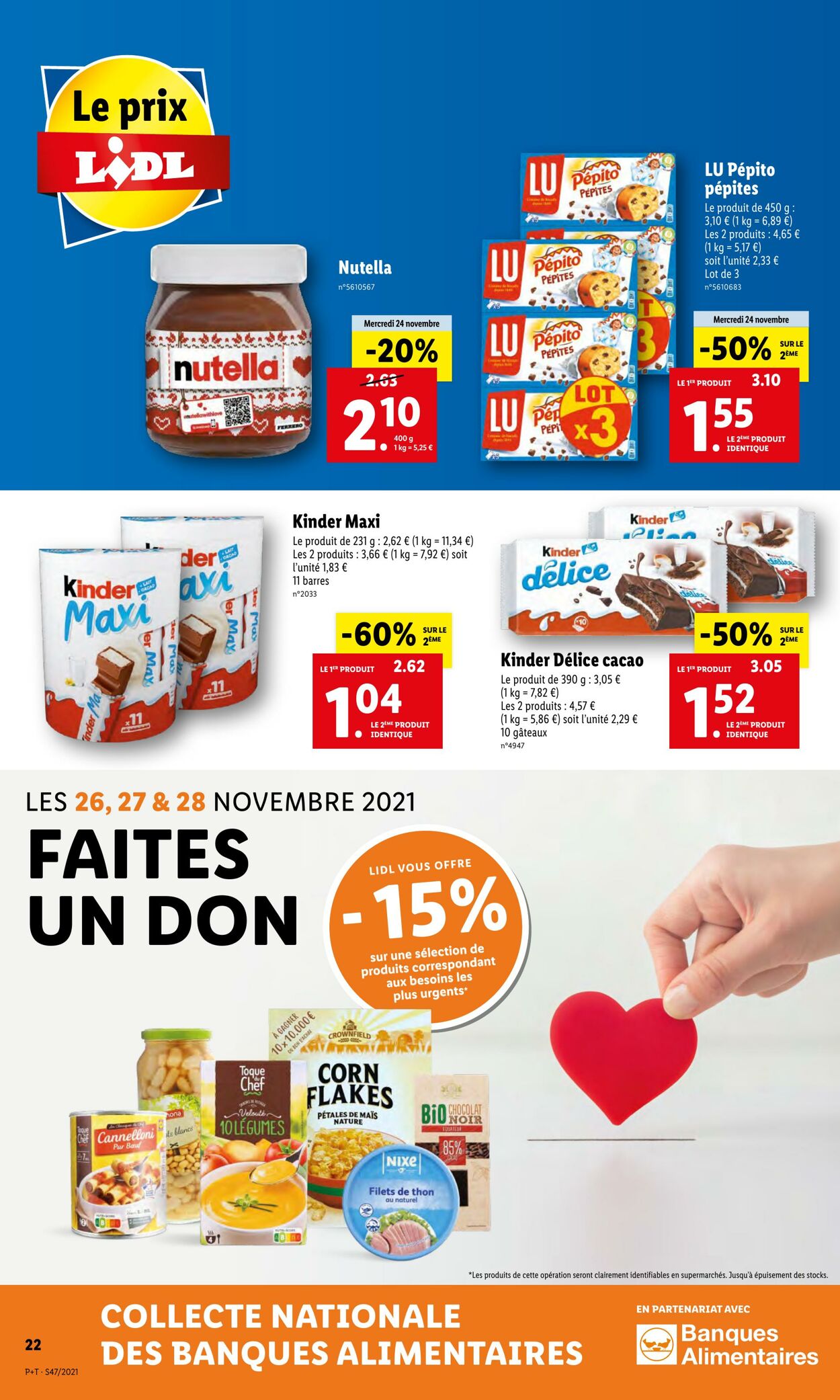 Catalogue Lidl 24.11.2021 - 30.11.2021