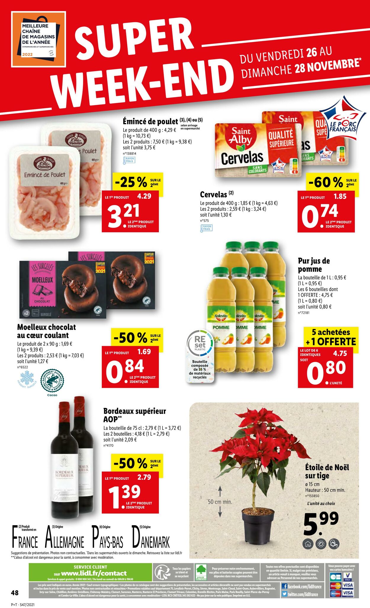 Catalogue Lidl 24.11.2021 - 30.11.2021