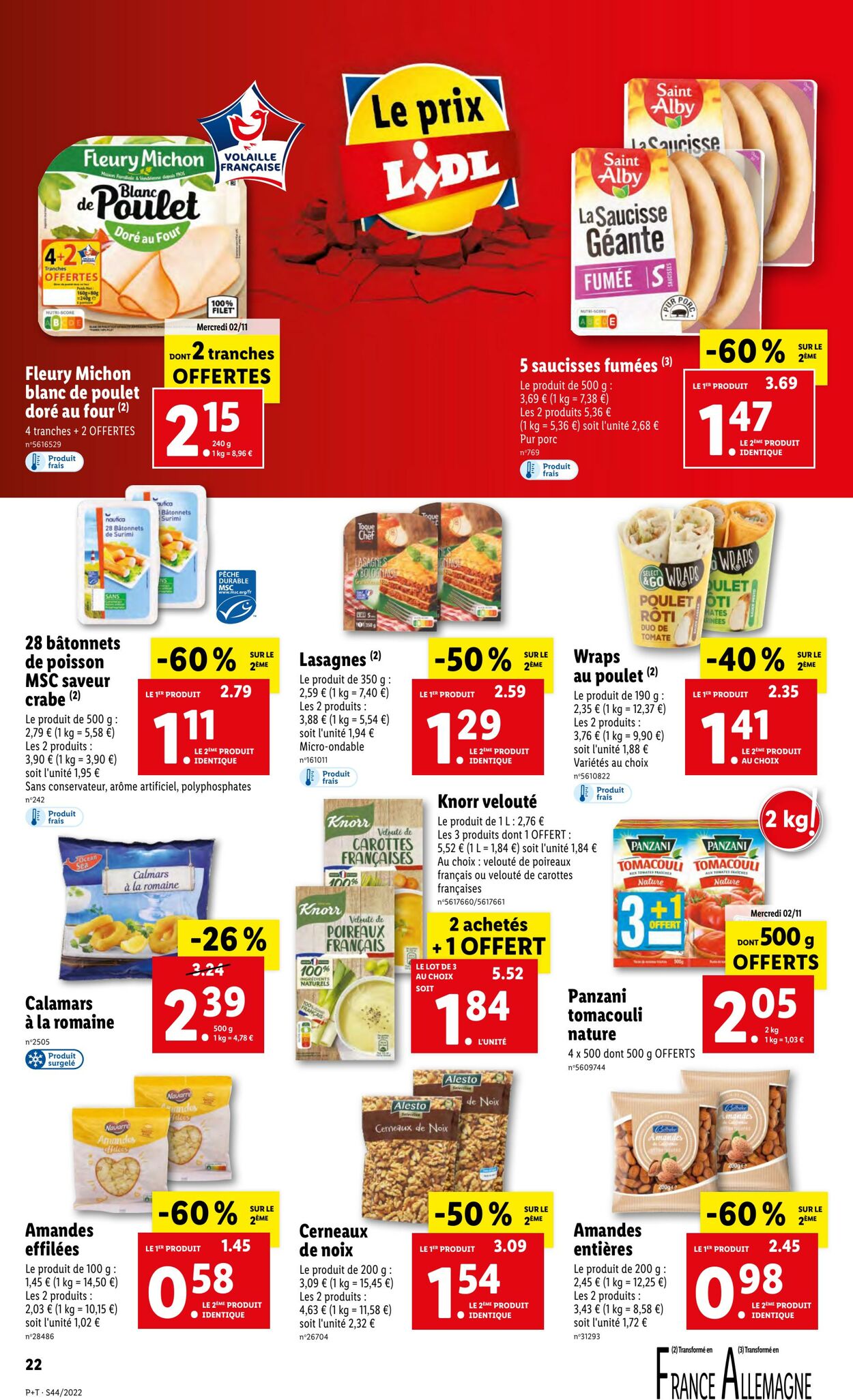 Catalogue Lidl 02.11.2022 - 08.11.2022