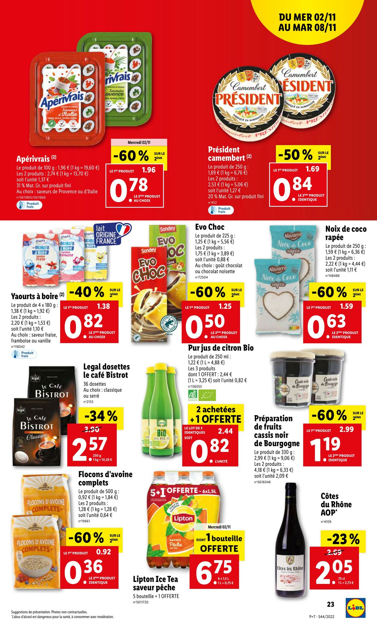 Catalogue Lidl 02.11.2022 - 08.11.2022