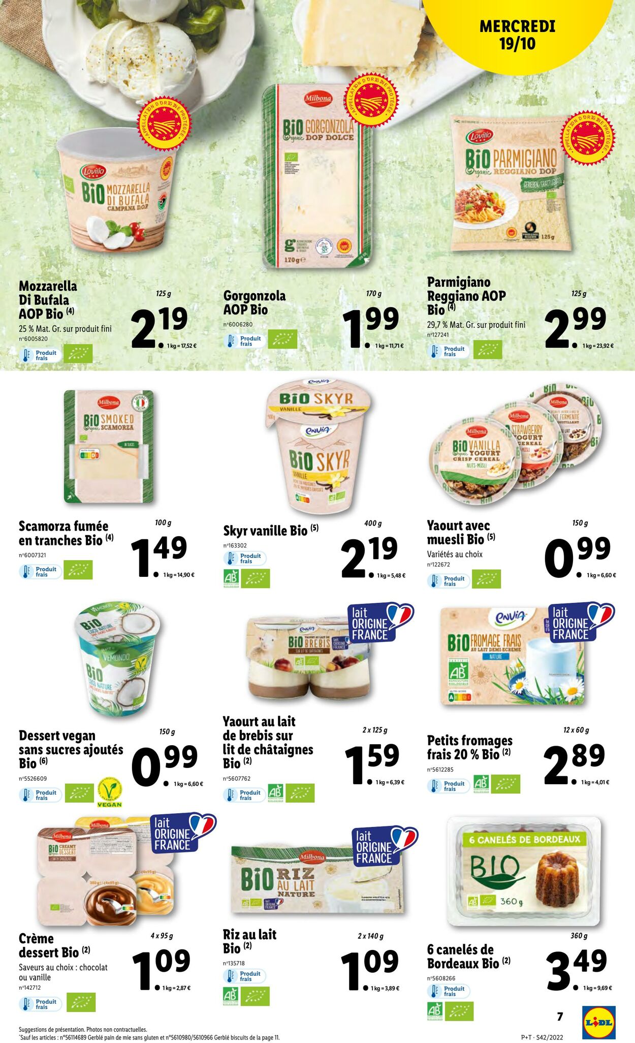 Catalogue Lidl 19.10.2022 - 25.10.2022