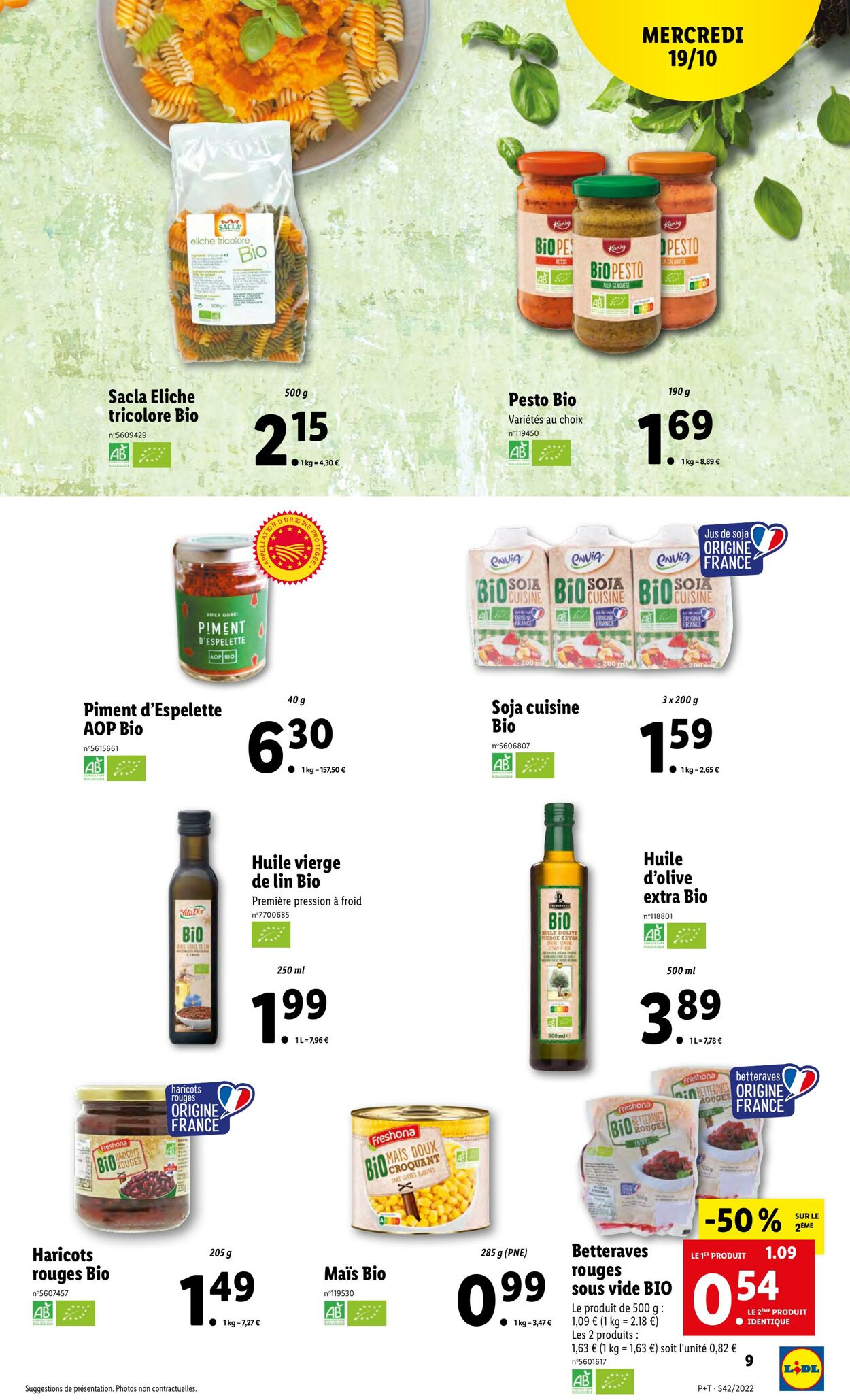 Catalogue Lidl 19.10.2022 - 25.10.2022