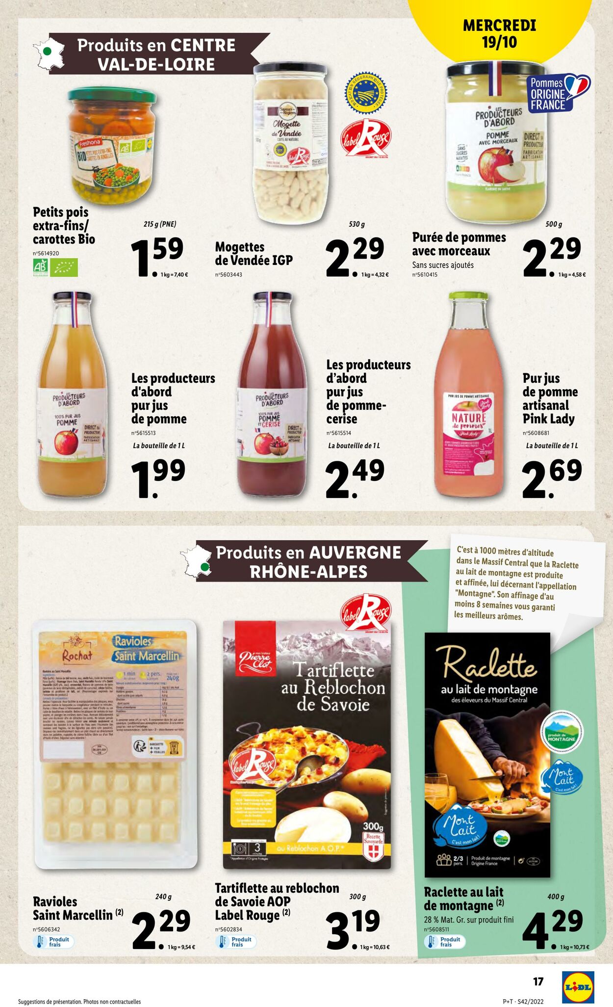 Catalogue Lidl 19.10.2022 - 25.10.2022