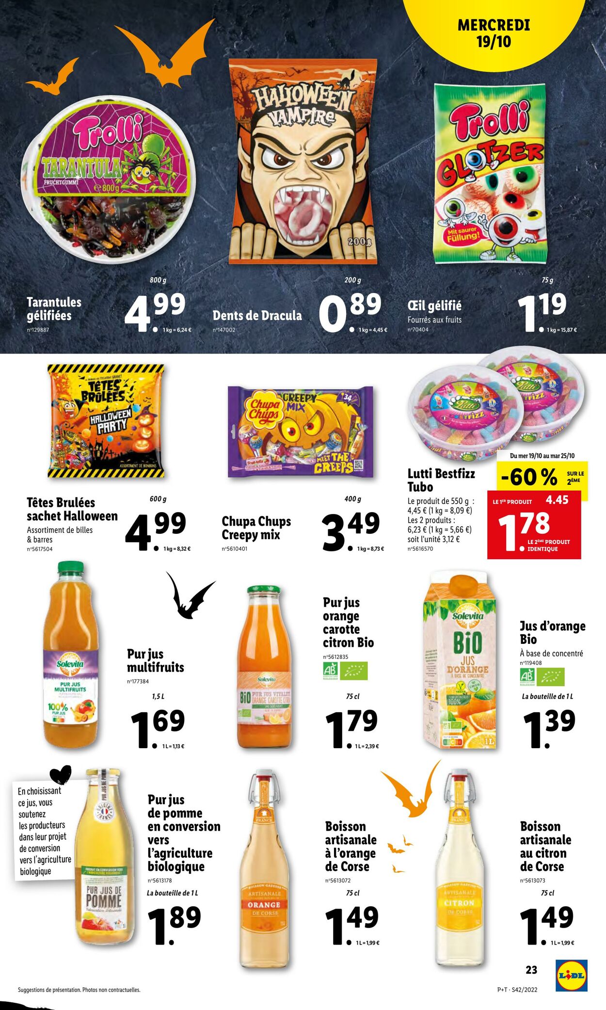 Catalogue Lidl 19.10.2022 - 25.10.2022