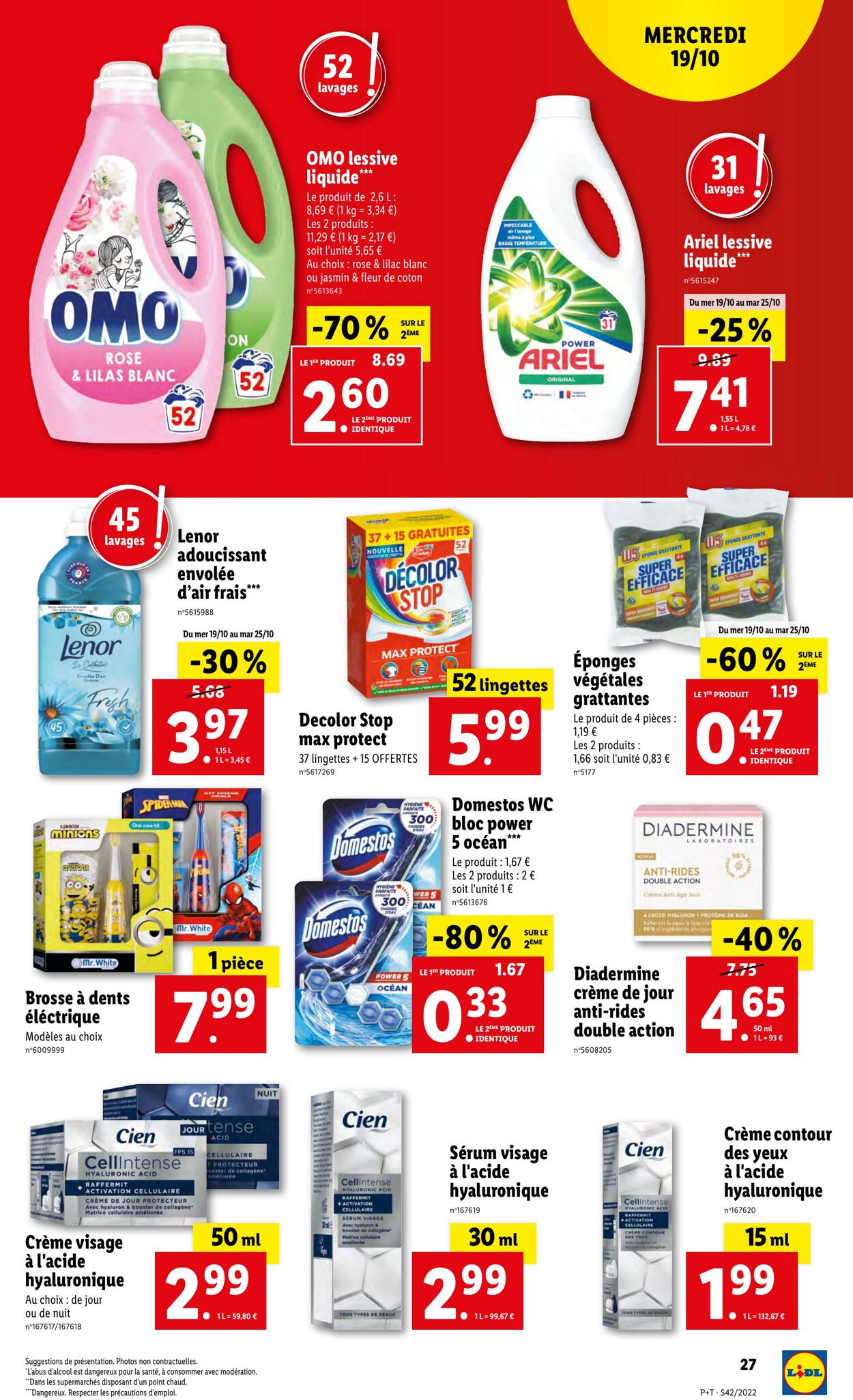 Catalogue Lidl 19.10.2022 - 25.10.2022