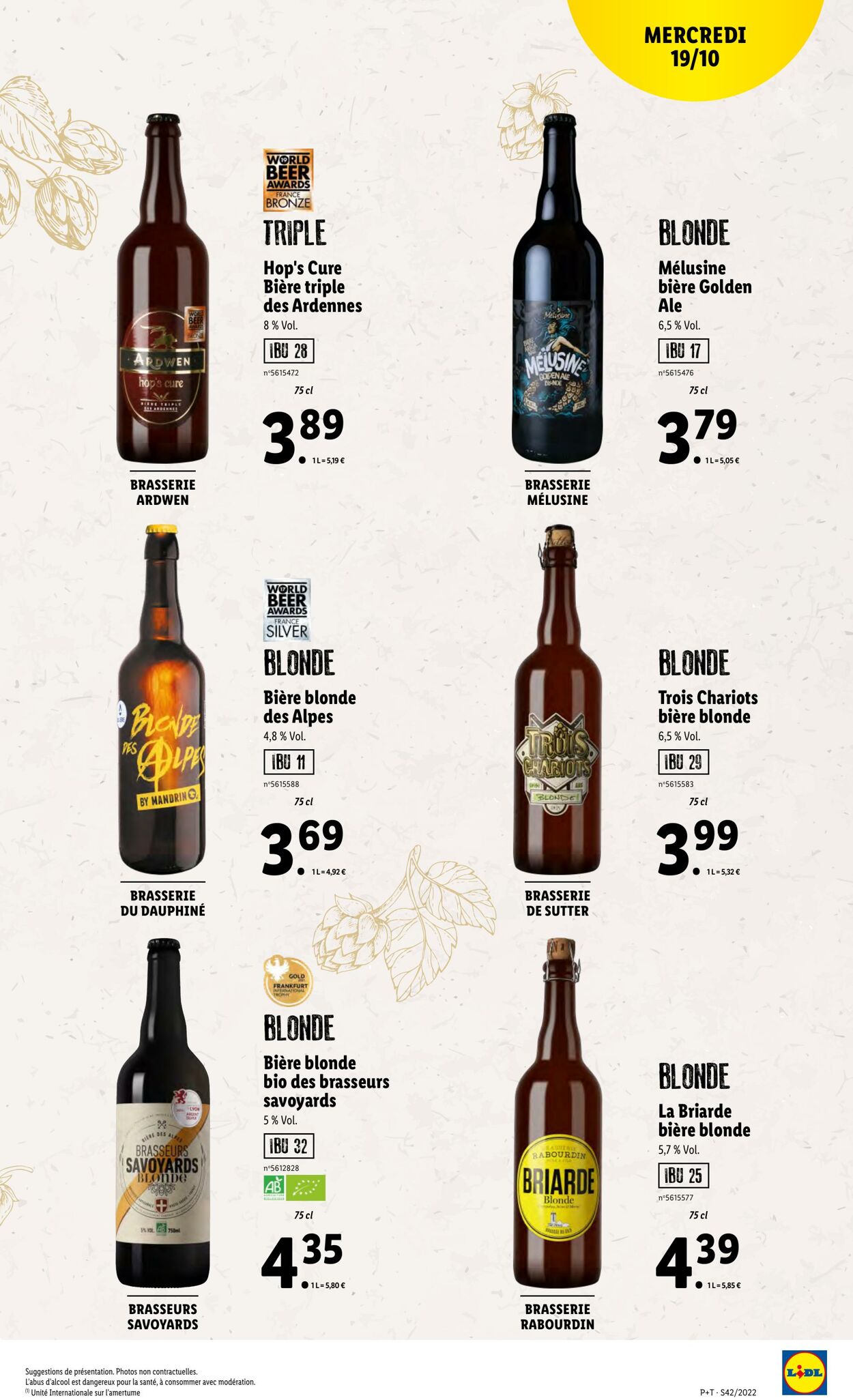 Catalogue Lidl 19.10.2022 - 25.10.2022