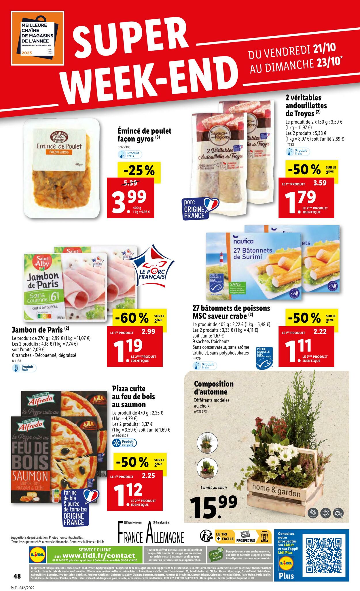 Catalogue Lidl 19.10.2022 - 25.10.2022