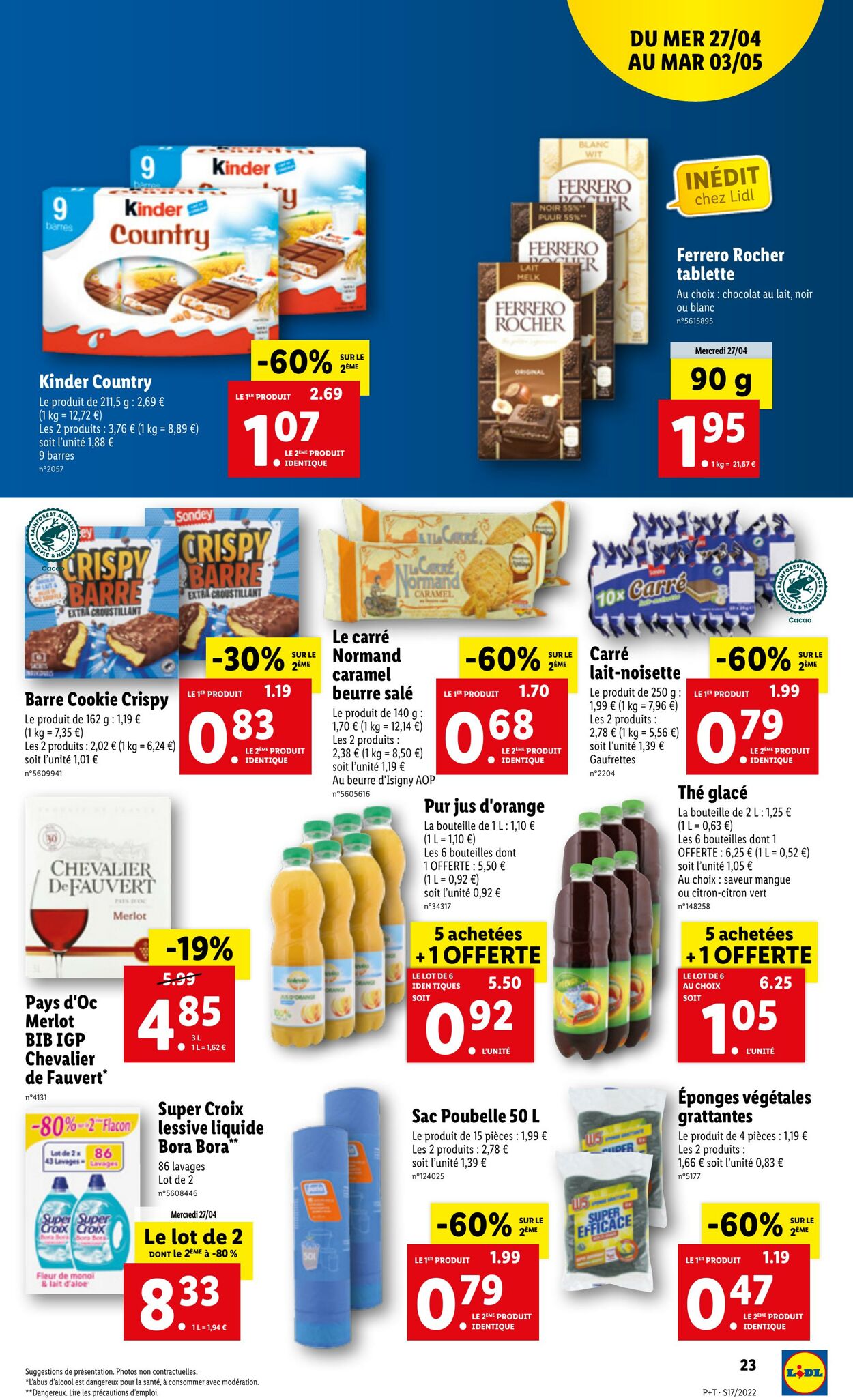 Catalogue Lidl 27.04.2022 - 03.05.2022