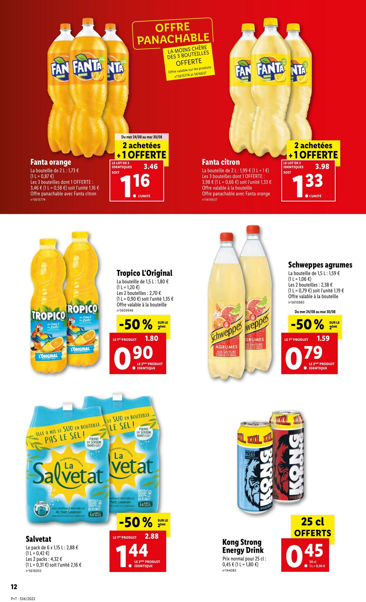 Catalogue Lidl 24.08.2022 - 30.08.2022