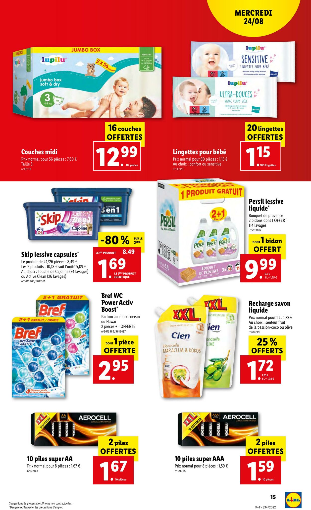 Catalogue Lidl 24.08.2022 - 30.08.2022