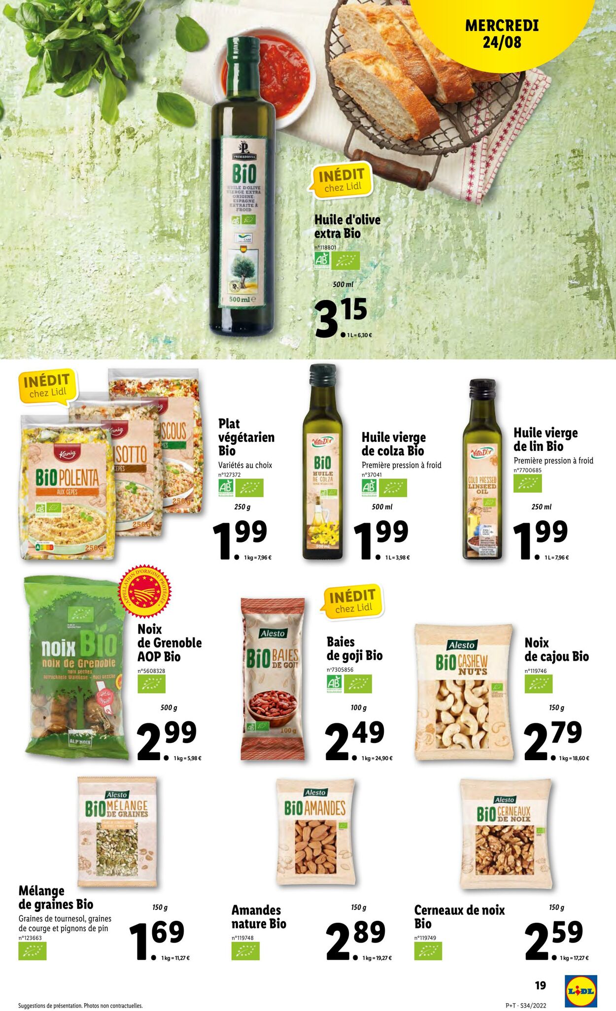 Catalogue Lidl 24.08.2022 - 30.08.2022