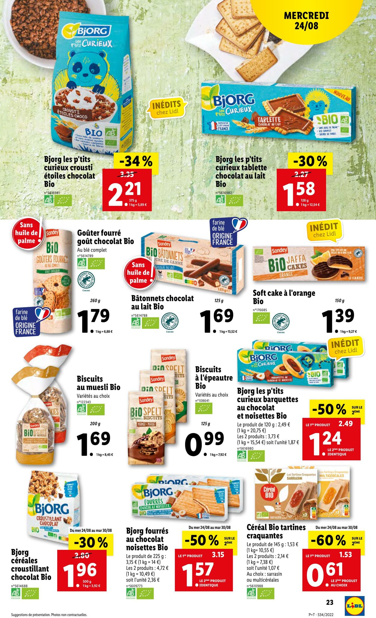 Catalogue Lidl 24.08.2022 - 30.08.2022