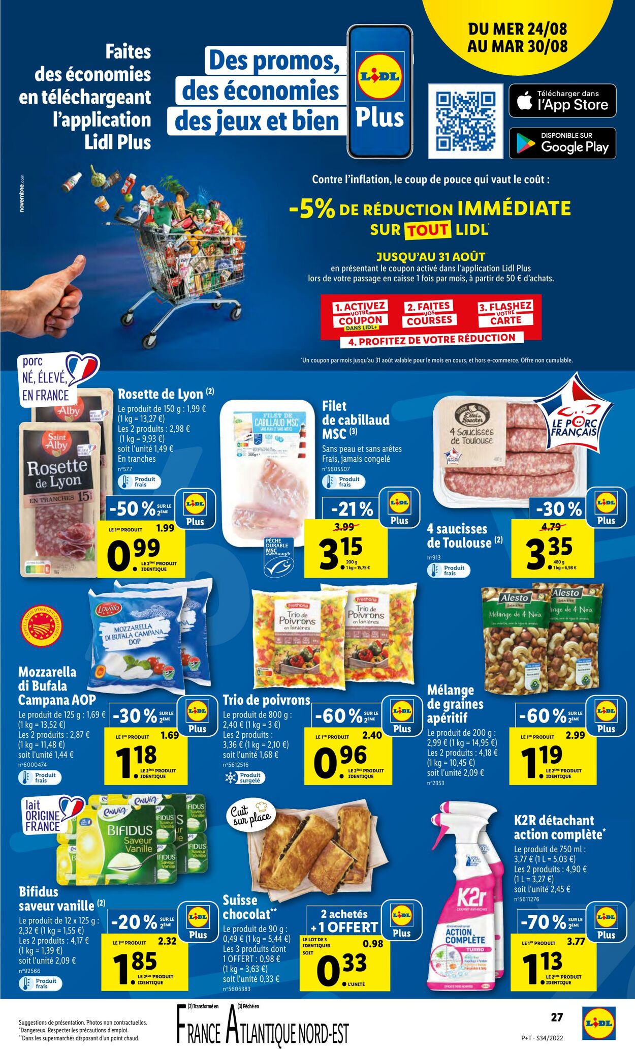 Catalogue Lidl 24.08.2022 - 30.08.2022