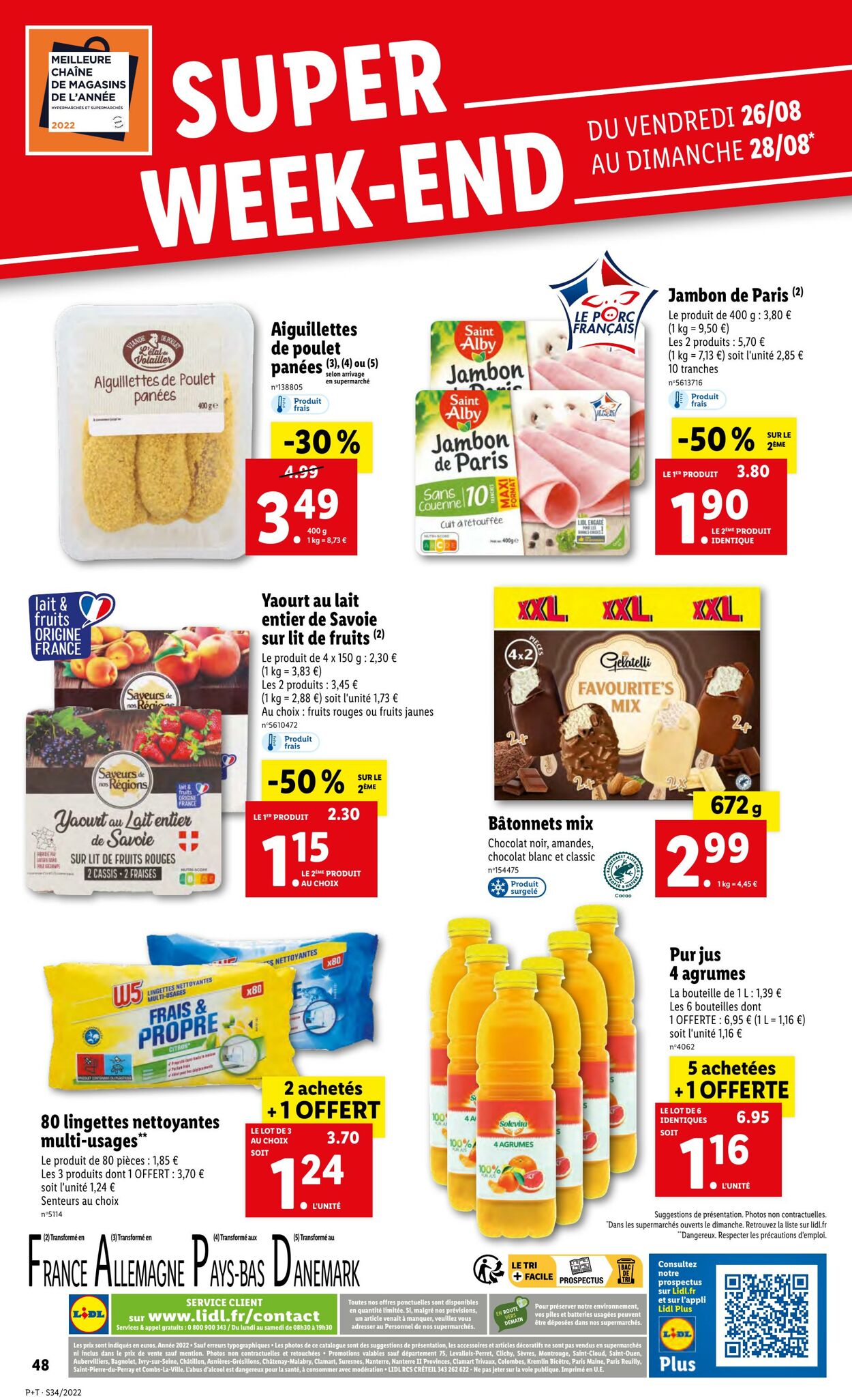 Catalogue Lidl 24.08.2022 - 30.08.2022